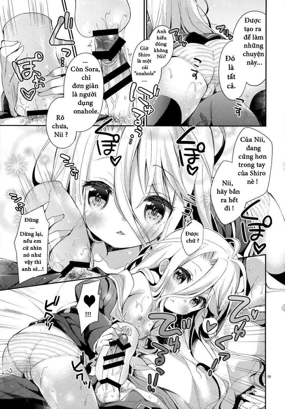 manhwax10.com - Truyện Manhwa "Shiro... Kyou Kara Kodomo Onaho Ni, Naru" (No Game No Life) Chương Oneshot Trang 8