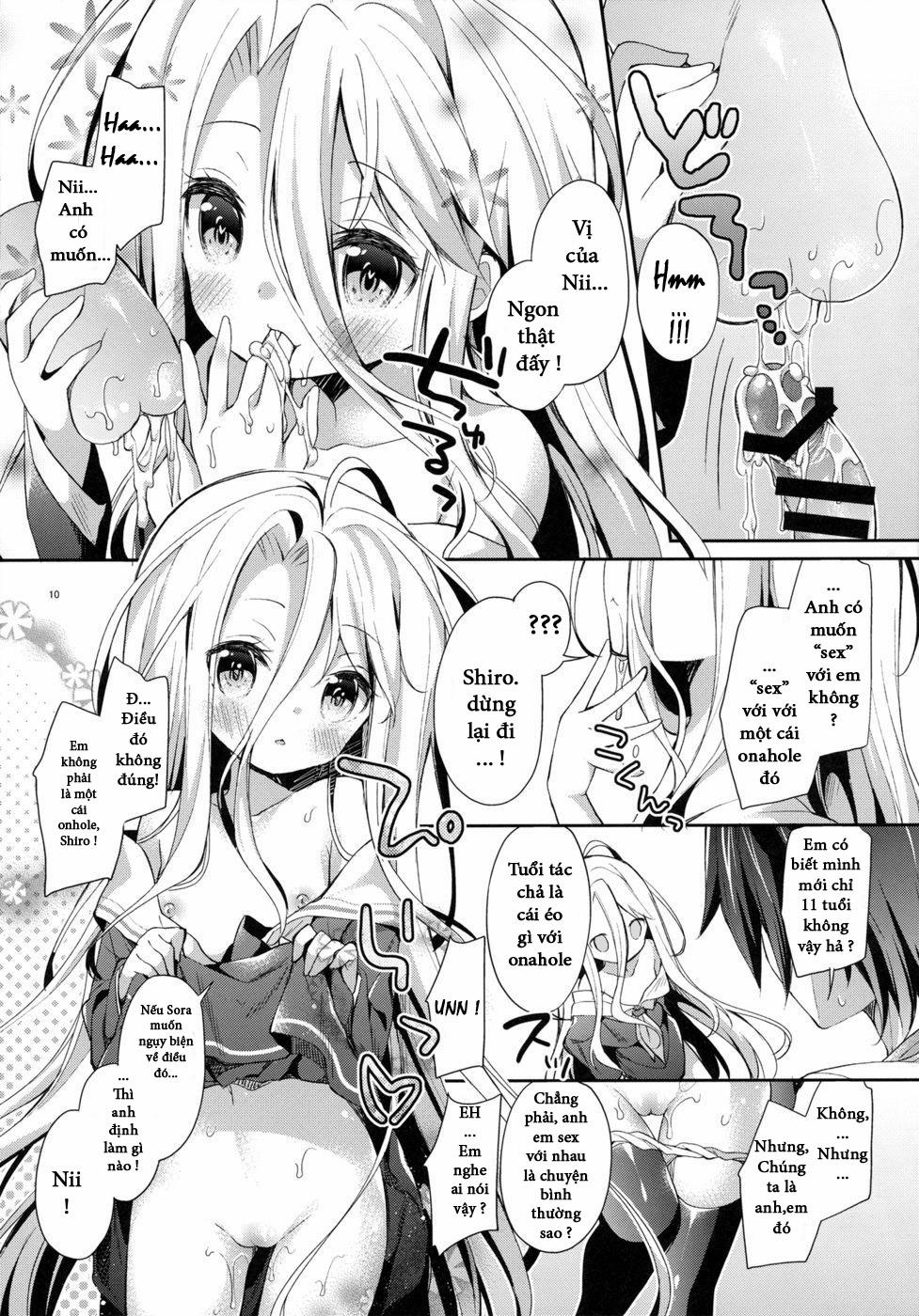 manhwax10.com - Truyện Manhwa "Shiro... Kyou Kara Kodomo Onaho Ni, Naru" (No Game No Life) Chương Oneshot Trang 9