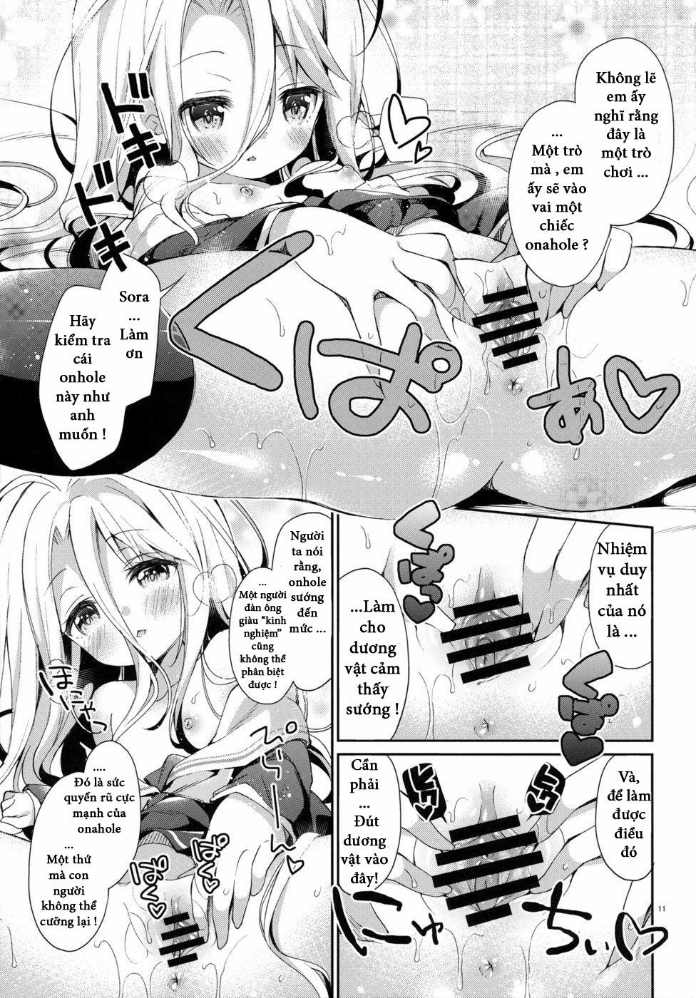 "Shiro... Kyou Kara Kodomo Onaho Ni, Naru" (No Game No Life) Chương Oneshot Trang 10