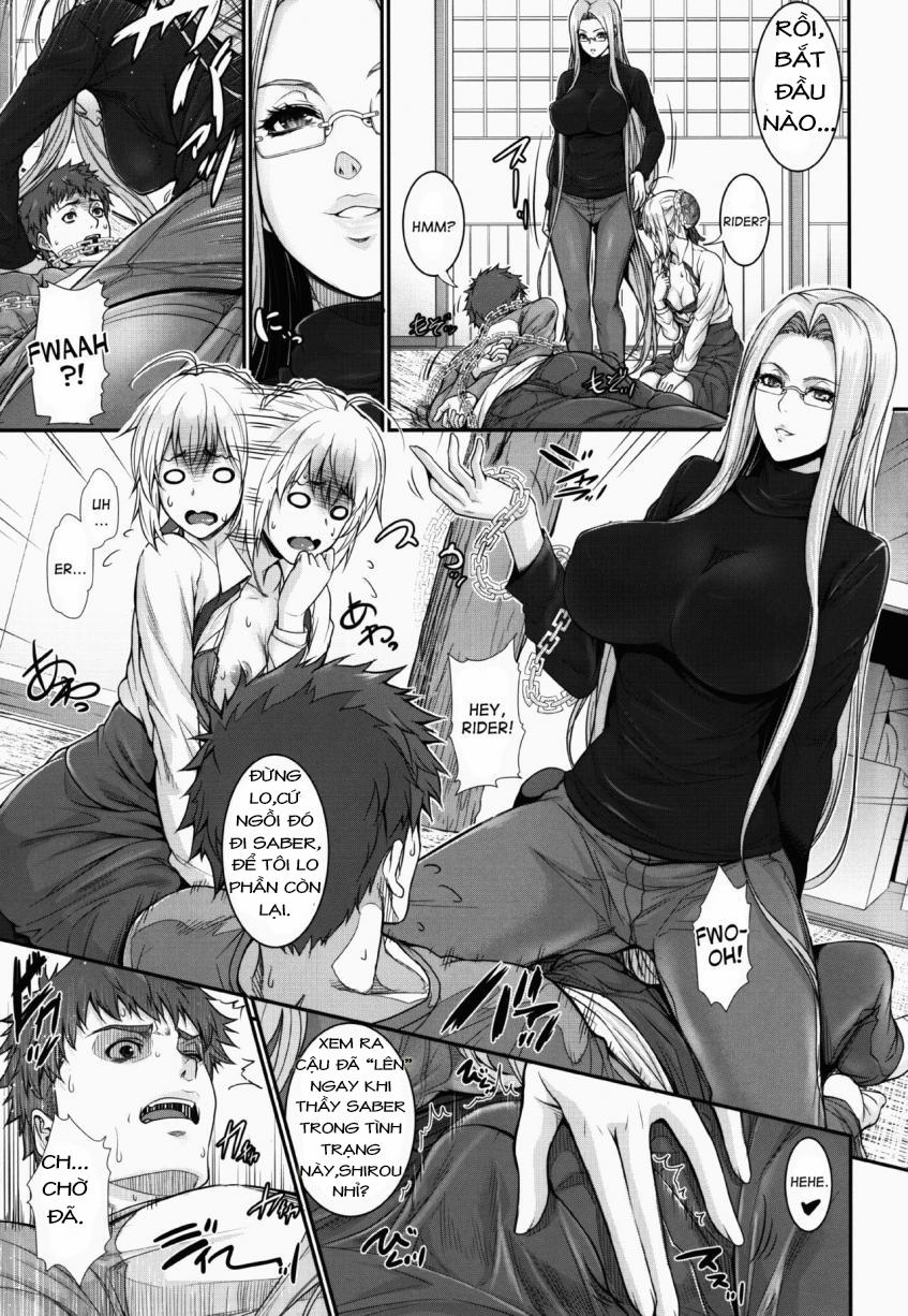 manhwax10.com - Truyện Manhwa Shirou-Kun Harem!! Servant Hen (Fate Hollow Ataraxia, Fate Stay Night) Chương Oneshot Trang 8