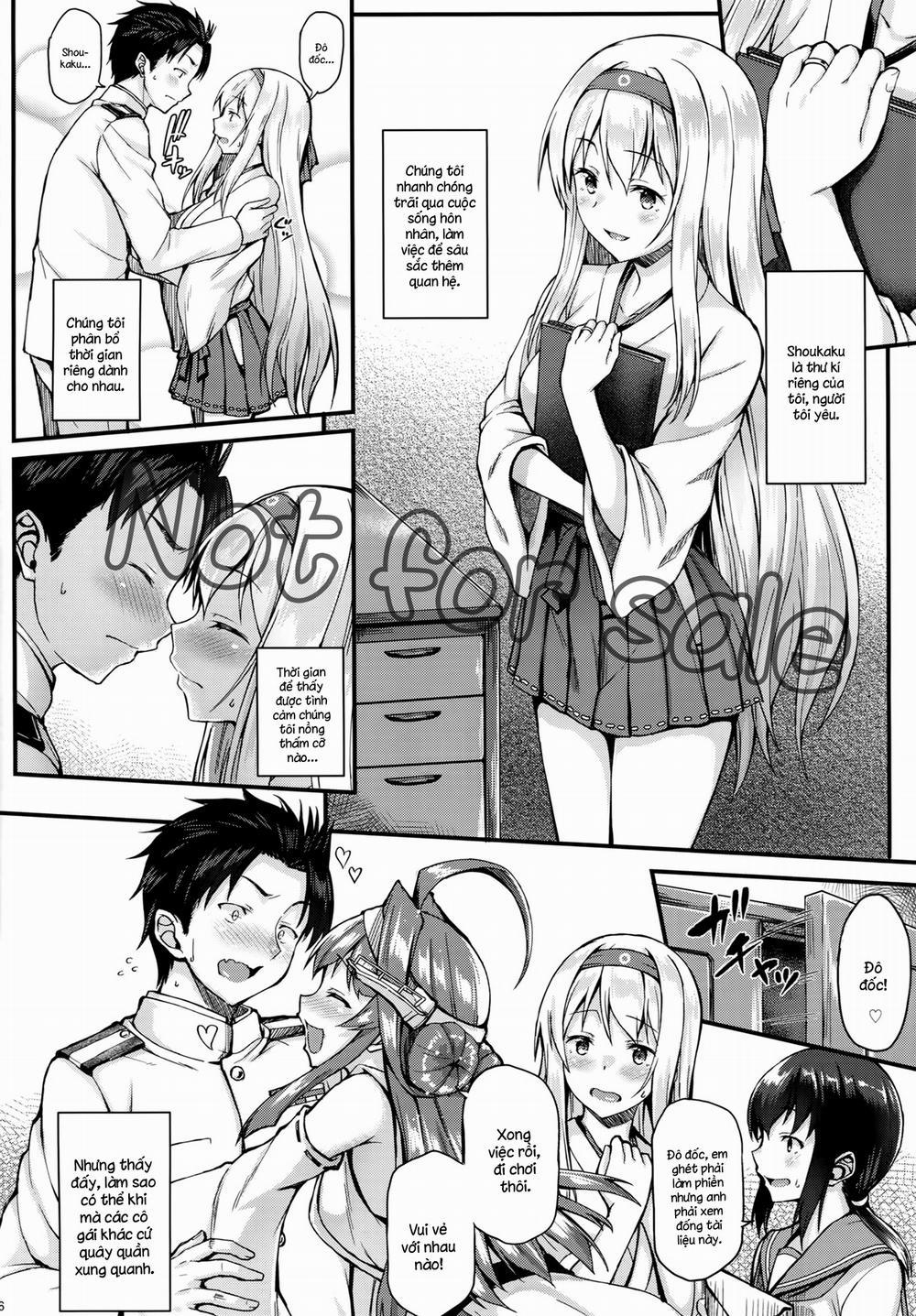 manhwax10.com - Truyện Manhwa Shoukaku To Ichaicha Shitai!! (Kancolle) Chương Oneshot Trang 5