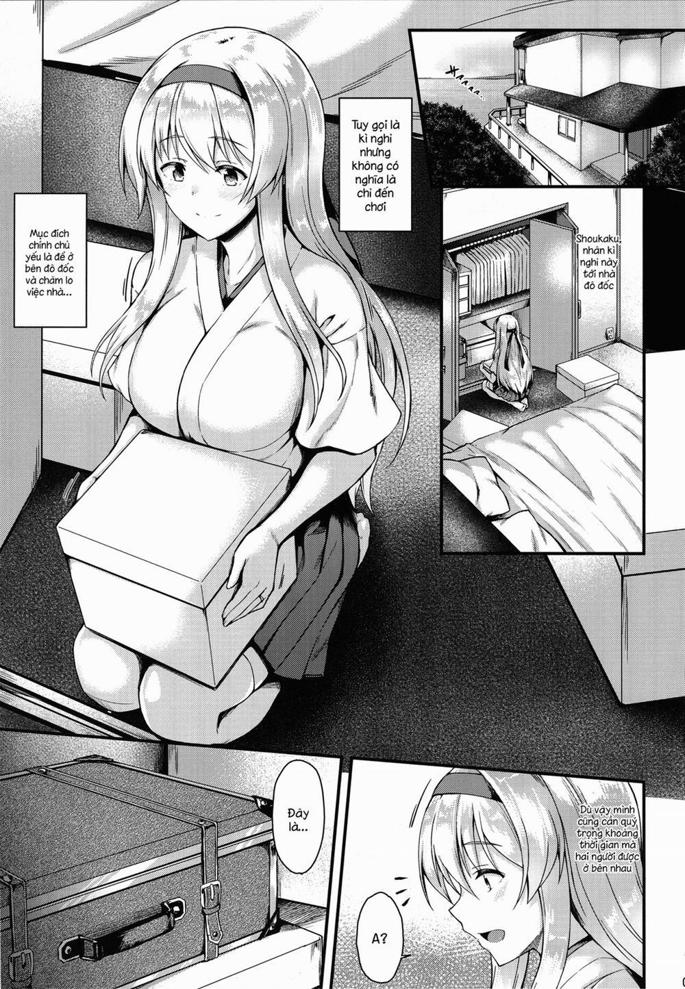 manhwax10.com - Truyện Manhwa Shoukaku To Motto Motto Ichaicha Shitai!! (Kantai Collection) Chương Oneshot Trang 2