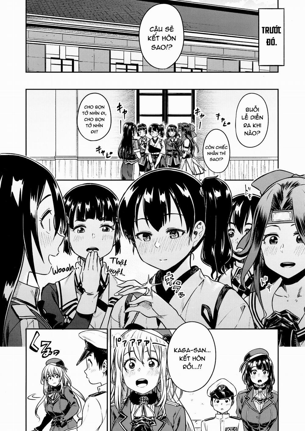 manhwax10.com - Truyện Manhwa Shounen Teitoku to Kekkon Kakko Kari suru made... (Kantai Collection -KanColle-) Chương Oneshot Trang 9