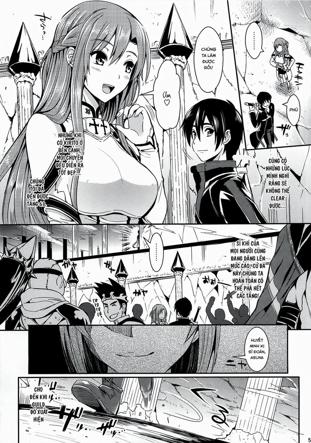 manhwax10.com - Truyện Manhwa Shujou Seikou II α Watashi... Okasarete Anal ni Mezamemashita (Sword Art Online) Chương 1 Trang 4