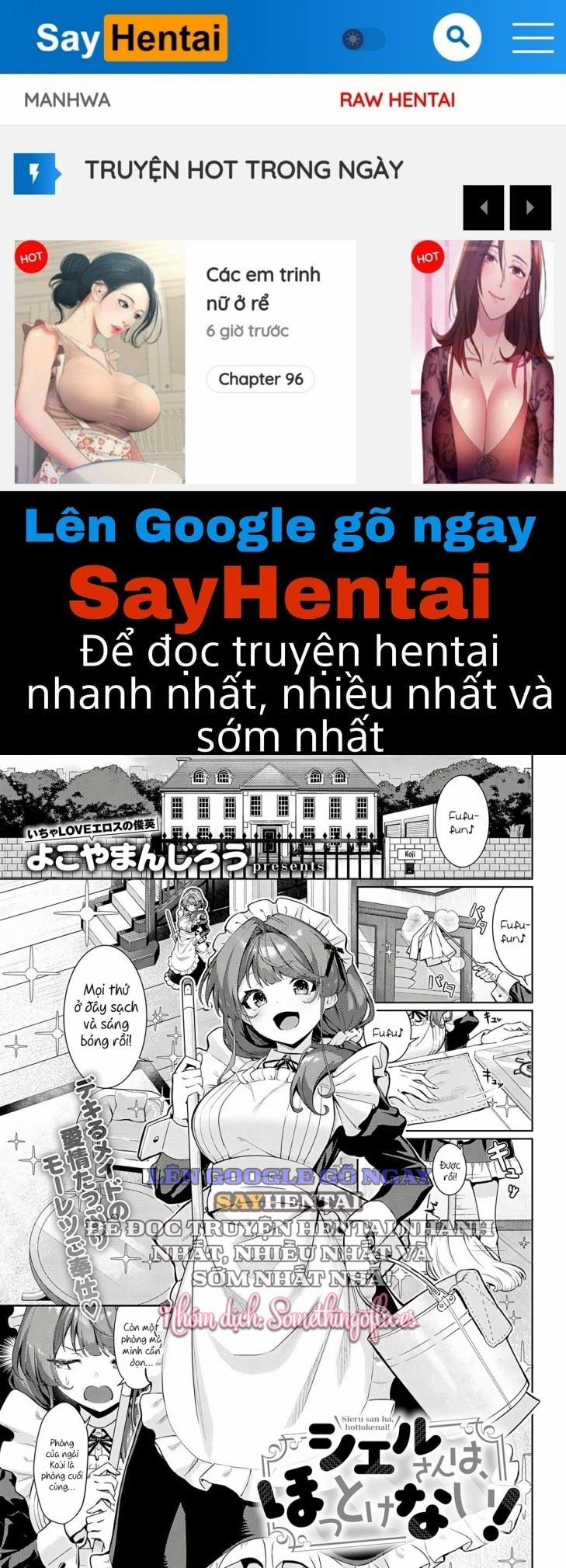 manhwax10.com - Truyện Manhwa Sieru san ha, hottokenai! Chương Oneshot Trang 1