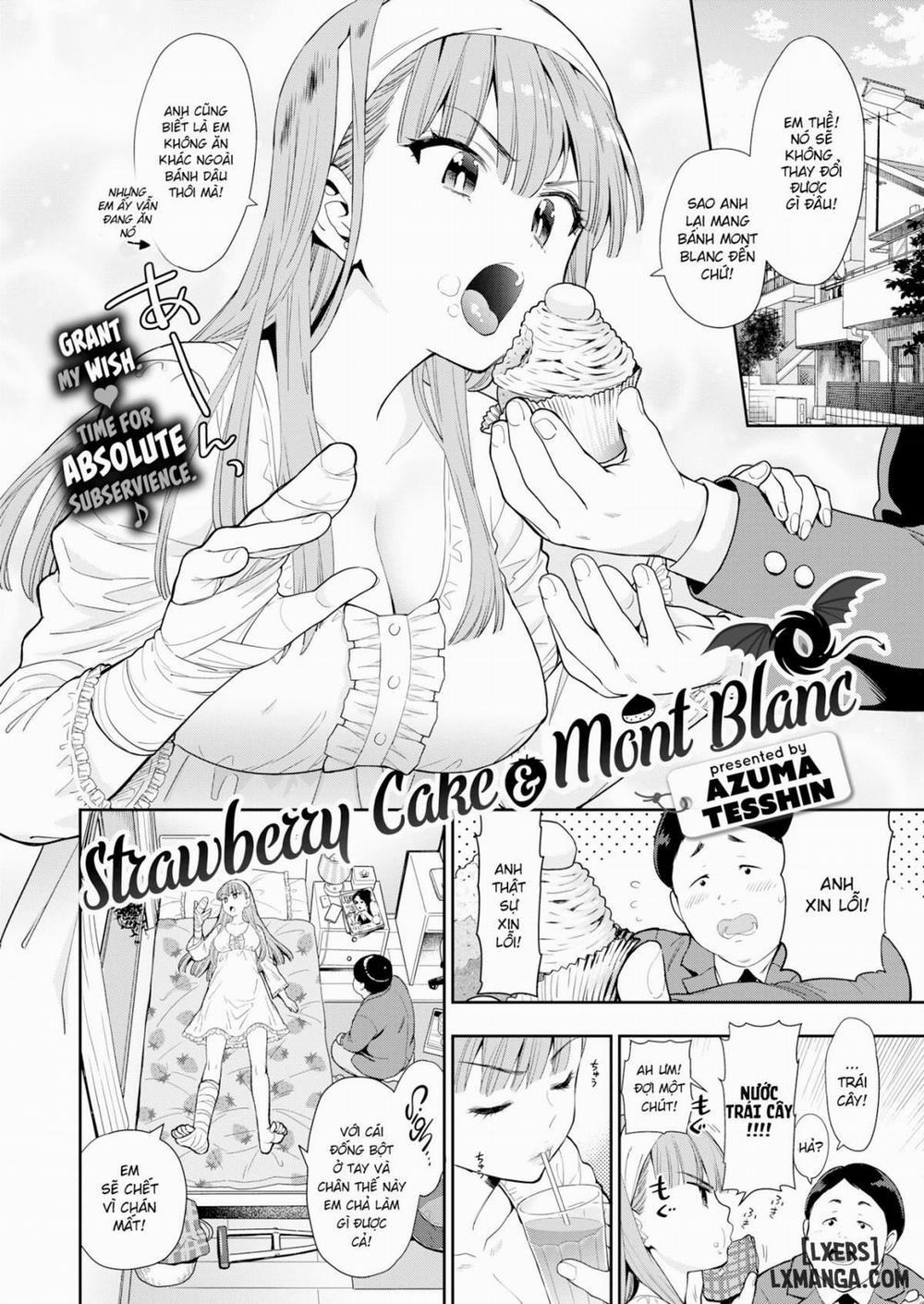 manhwax10.com - Truyện Manhwa Strawberry Cake & Mont Blanc Chương Oneshot Trang 1