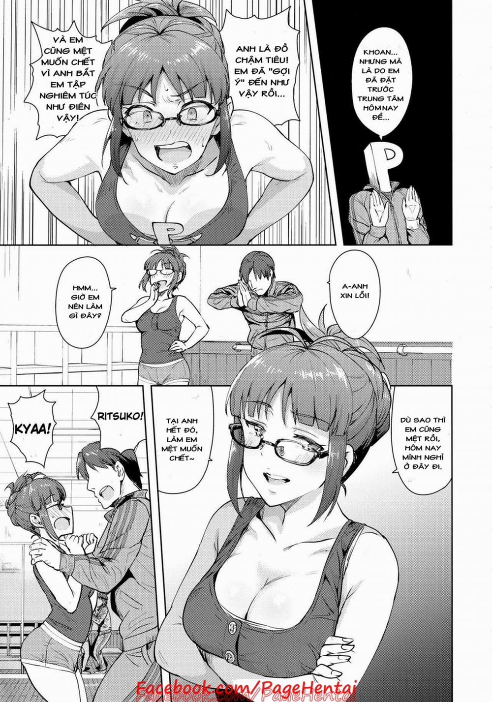 manhwax10.com - Truyện Manhwa Stretching with Ritsuko (The Idolmaster) Chương Oneshot Trang 5