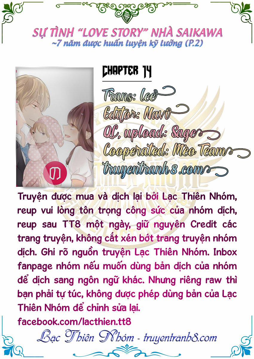 manhwax10.com - Truyện Manhwa Sự Tình Lovestory Nhà Saikawa Chương 14 Trang 2