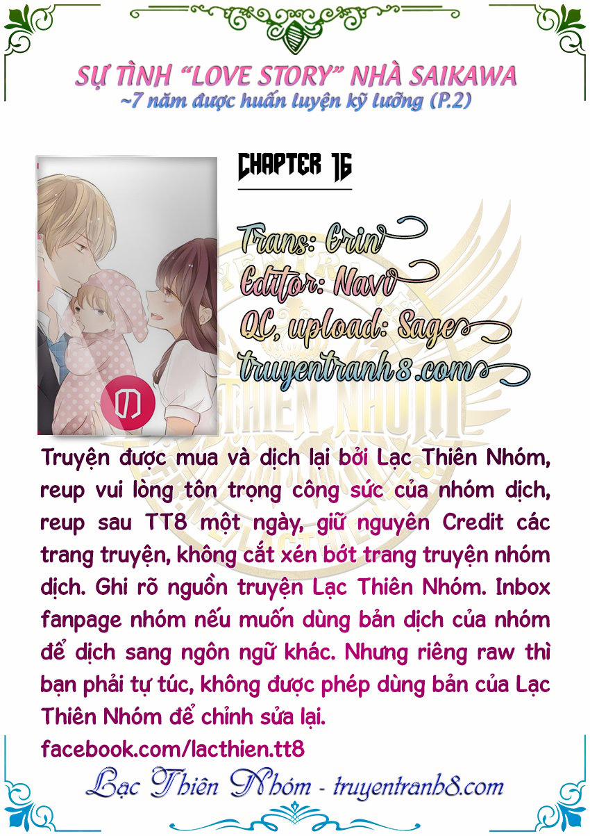 manhwax10.com - Truyện Manhwa Sự Tình Lovestory Nhà Saikawa Chương 16 Trang 4