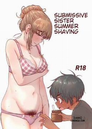 Submissive Sister Summer Shaving