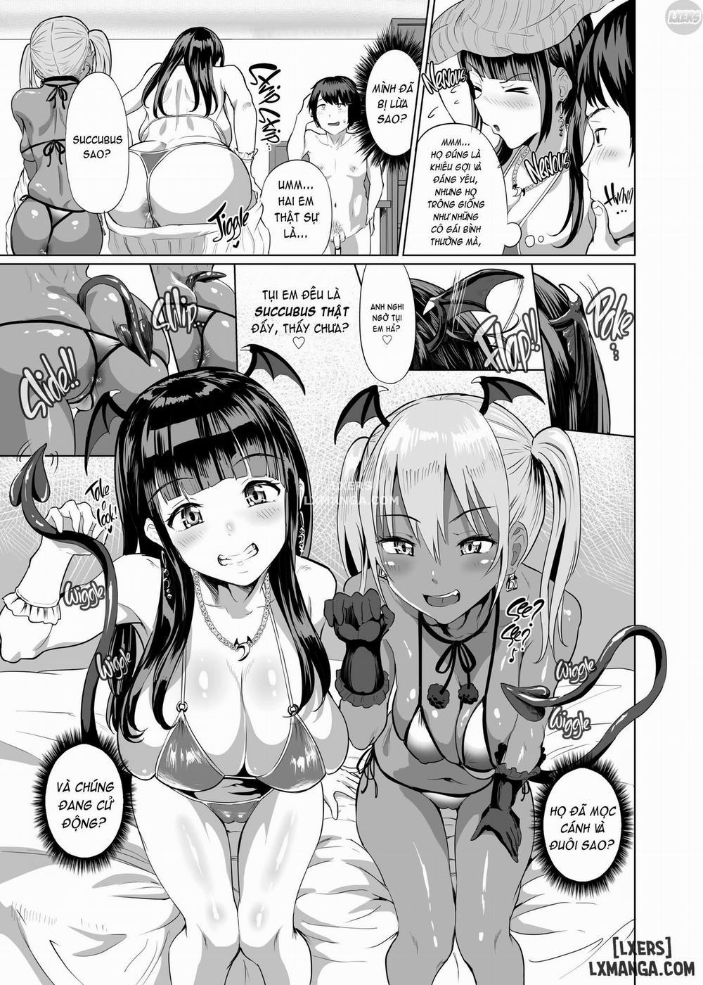 manhwax10.com - Truyện Manhwa Succubus☆Delivery!! My Report on the Time I Called a Pair of Succubus Call Girls Chương Oneshot Trang 6