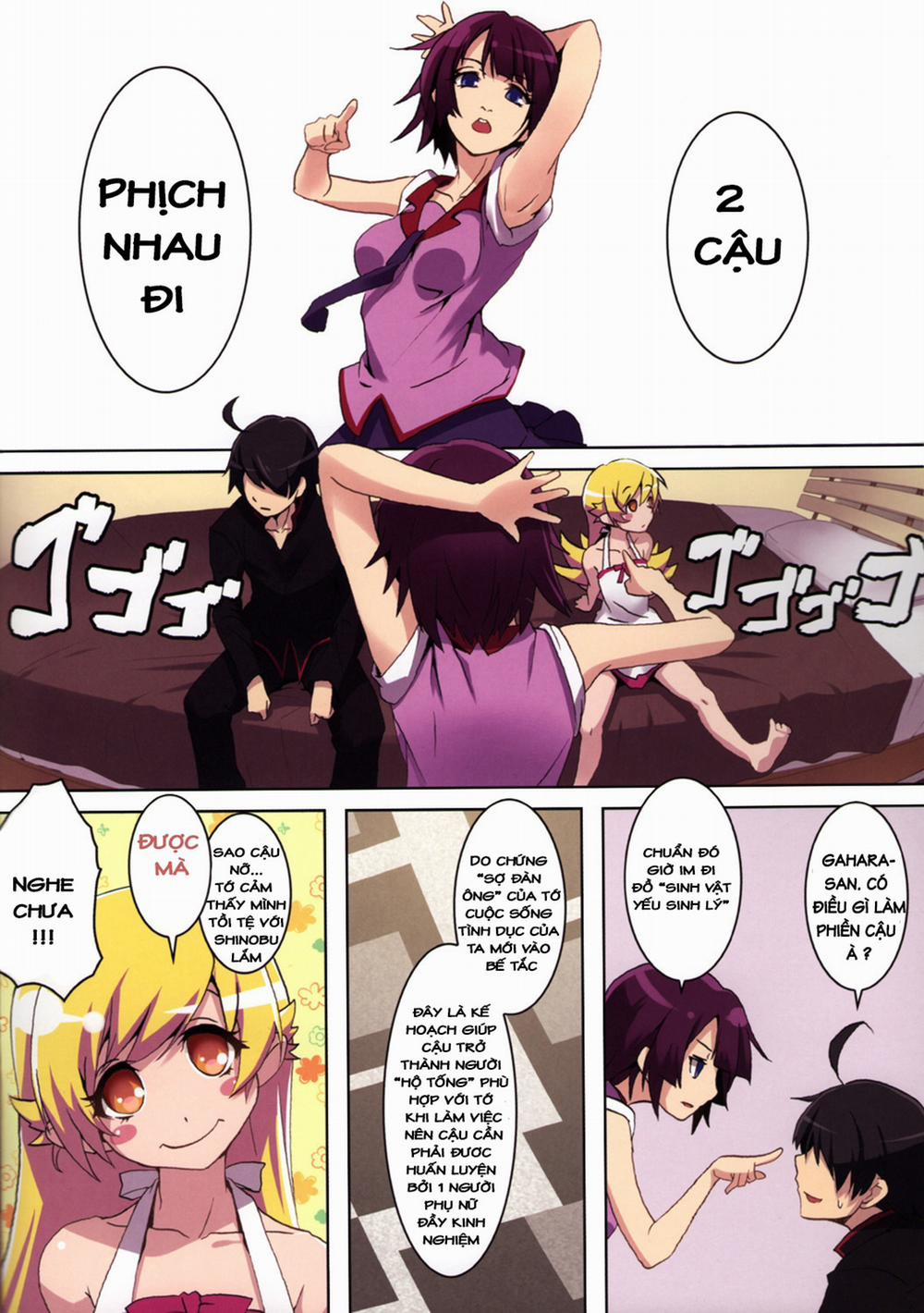 manhwax10.com - Truyện Manhwa Sumanu Yarisugita (Bakemonogatari) Chương Oneshot Trang 2