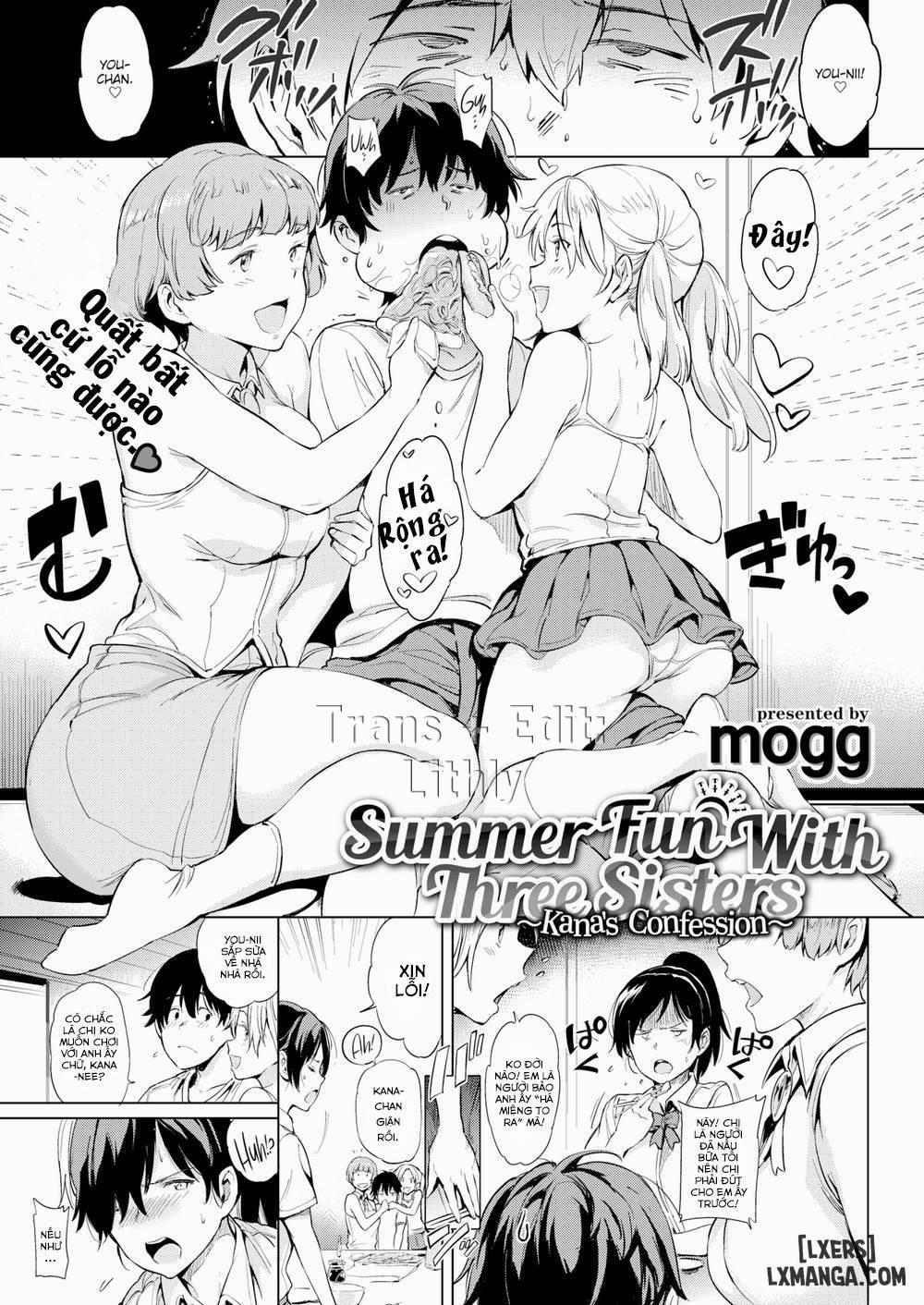 manhwax10.com - Truyện Manhwa Summer Fun with Three Sisters Chương 2 Trang 1