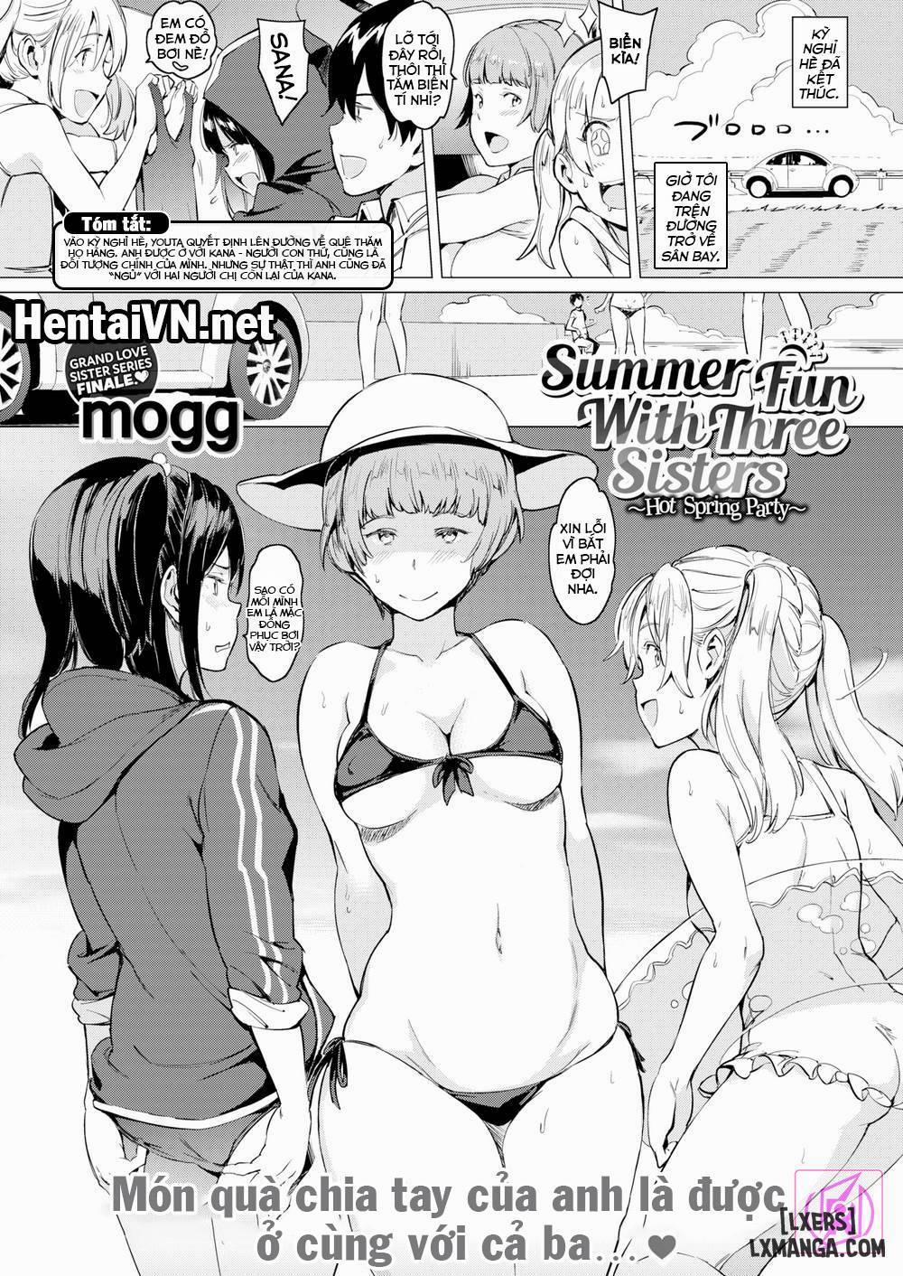 manhwax10.com - Truyện Manhwa Summer Fun with Three Sisters Chương 3 END Trang 1