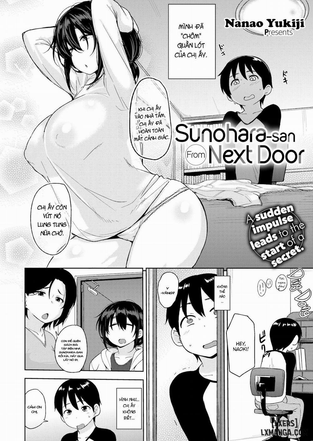 manhwax10.com - Truyện Manhwa Sunohara-san nhà kế bên Chương 1 Trang 2