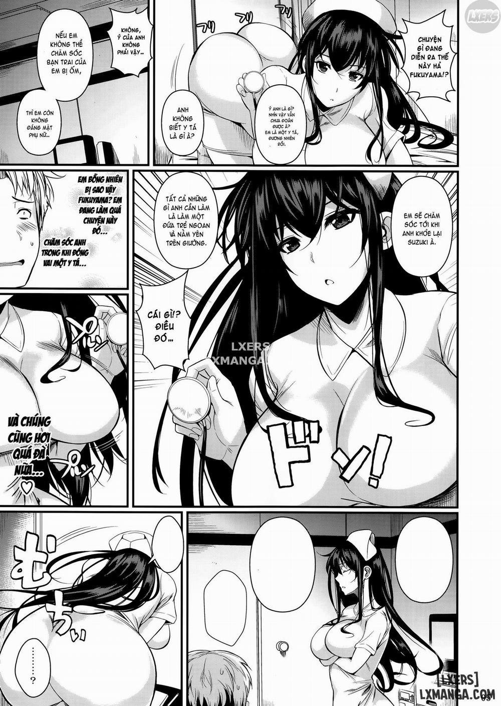 manhwax10.com - Truyện Manhwa Suzuki-kun Fukuyama-san no Nakadashi Nurse Chương Oneshot Trang 7