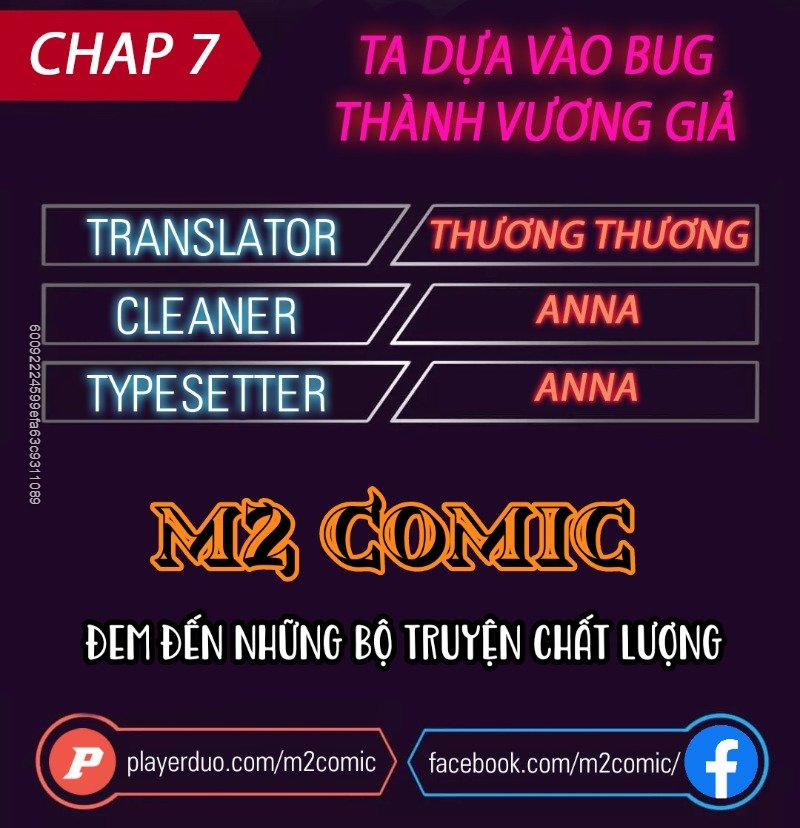 manhwax10.com - Truyện Manhwa Ta Dựa Vào Bug Thành Vương Giả Chương 7 Trang 1