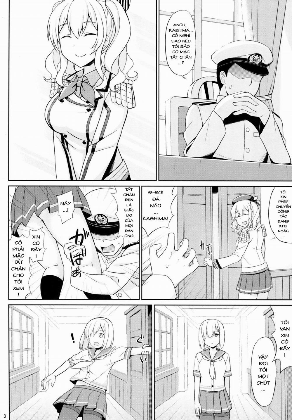 manhwax10.com - Truyện Manhwa Teitoku-san, Tights Soubi wa Shiyou desu! (Kantai Collection - KanColle) Chương Oneshot Trang 3