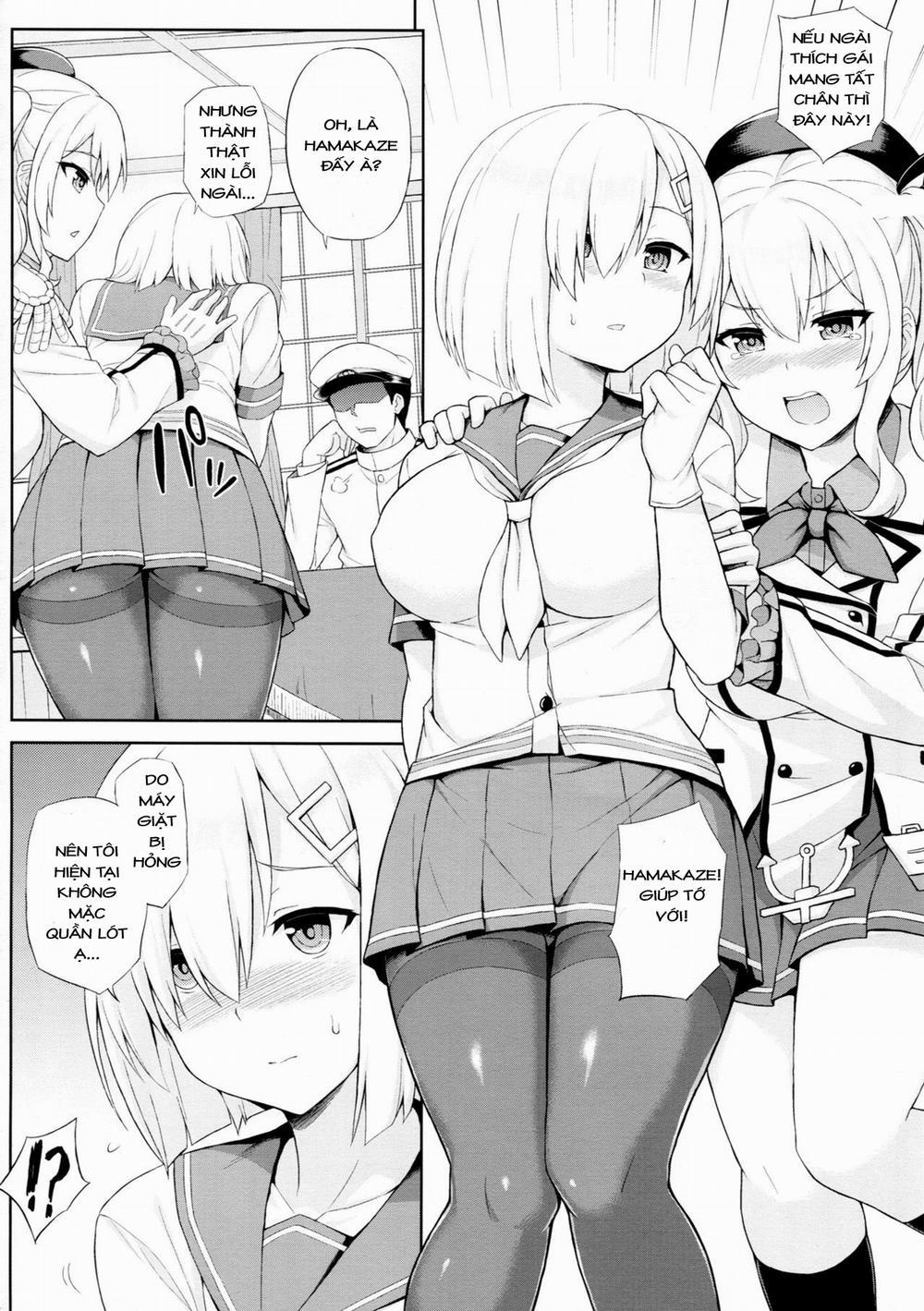 manhwax10.com - Truyện Manhwa Teitoku-san, Tights Soubi wa Shiyou desu! (Kantai Collection - KanColle) Chương Oneshot Trang 4