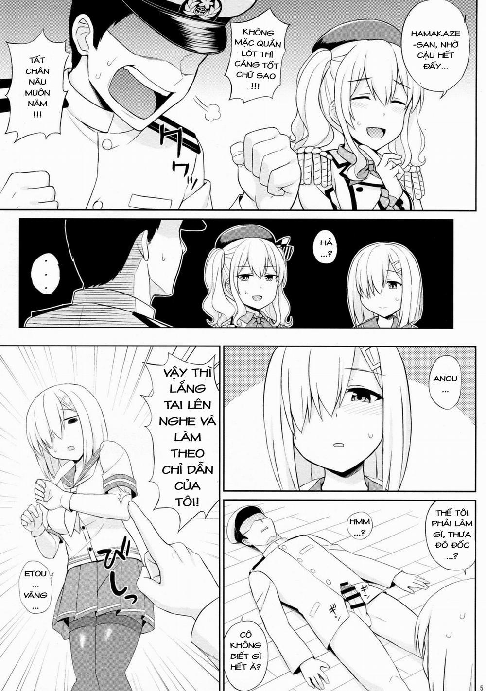 manhwax10.com - Truyện Manhwa Teitoku-san, Tights Soubi wa Shiyou desu! (Kantai Collection - KanColle) Chương Oneshot Trang 5