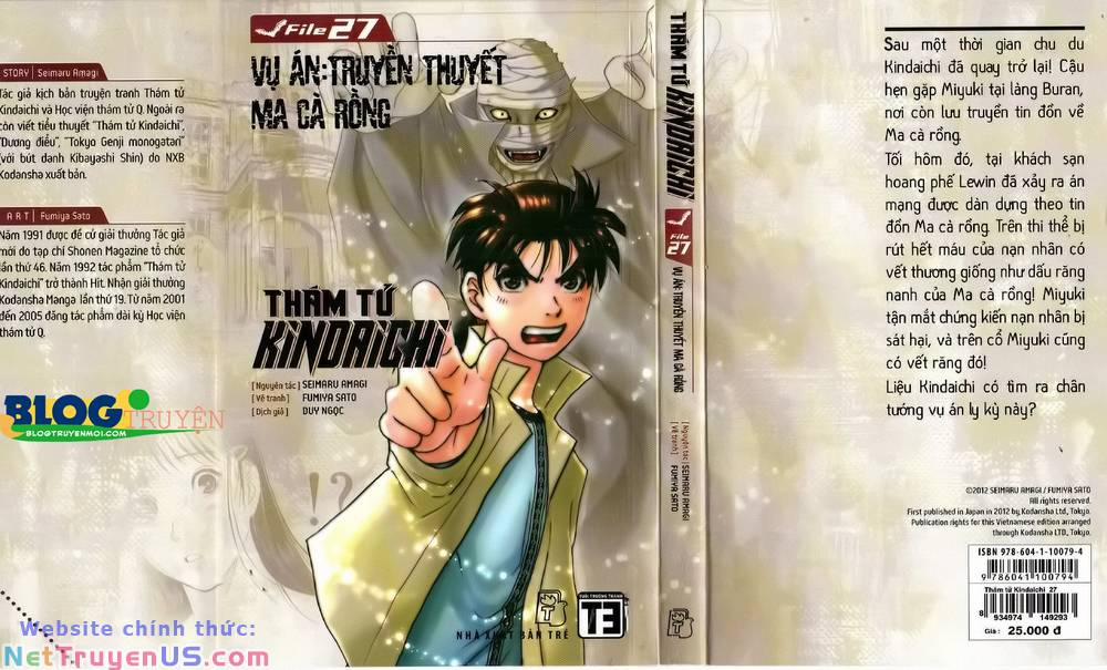 manhwax10.com - Truyện Manhwa Thám Tử Kindaichi (Special Edition) Chương 27 Trang 1