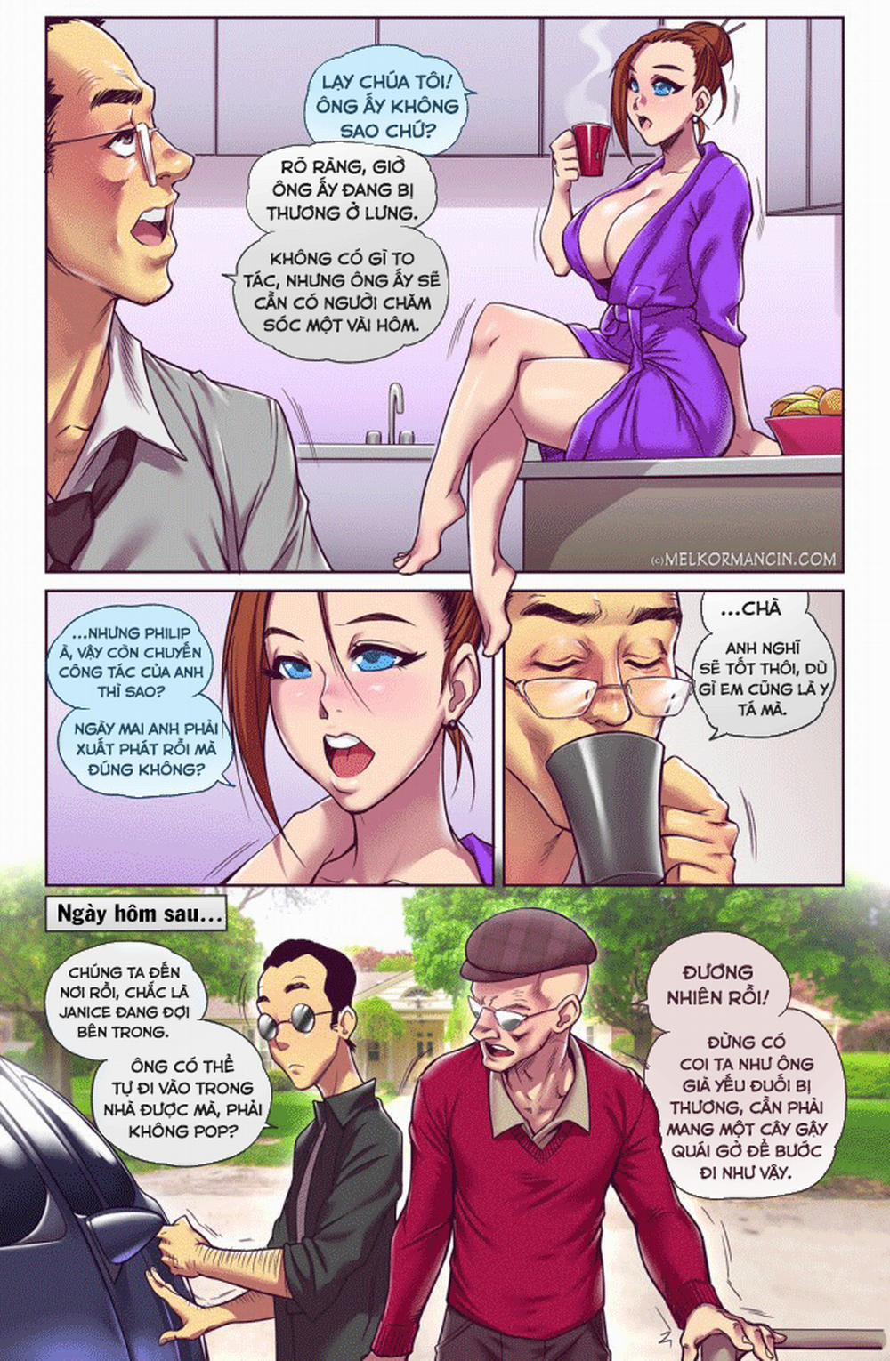 manhwax10.com - Truyện Manhwa The Naughty in Law Animated Chương 1 Trang 2