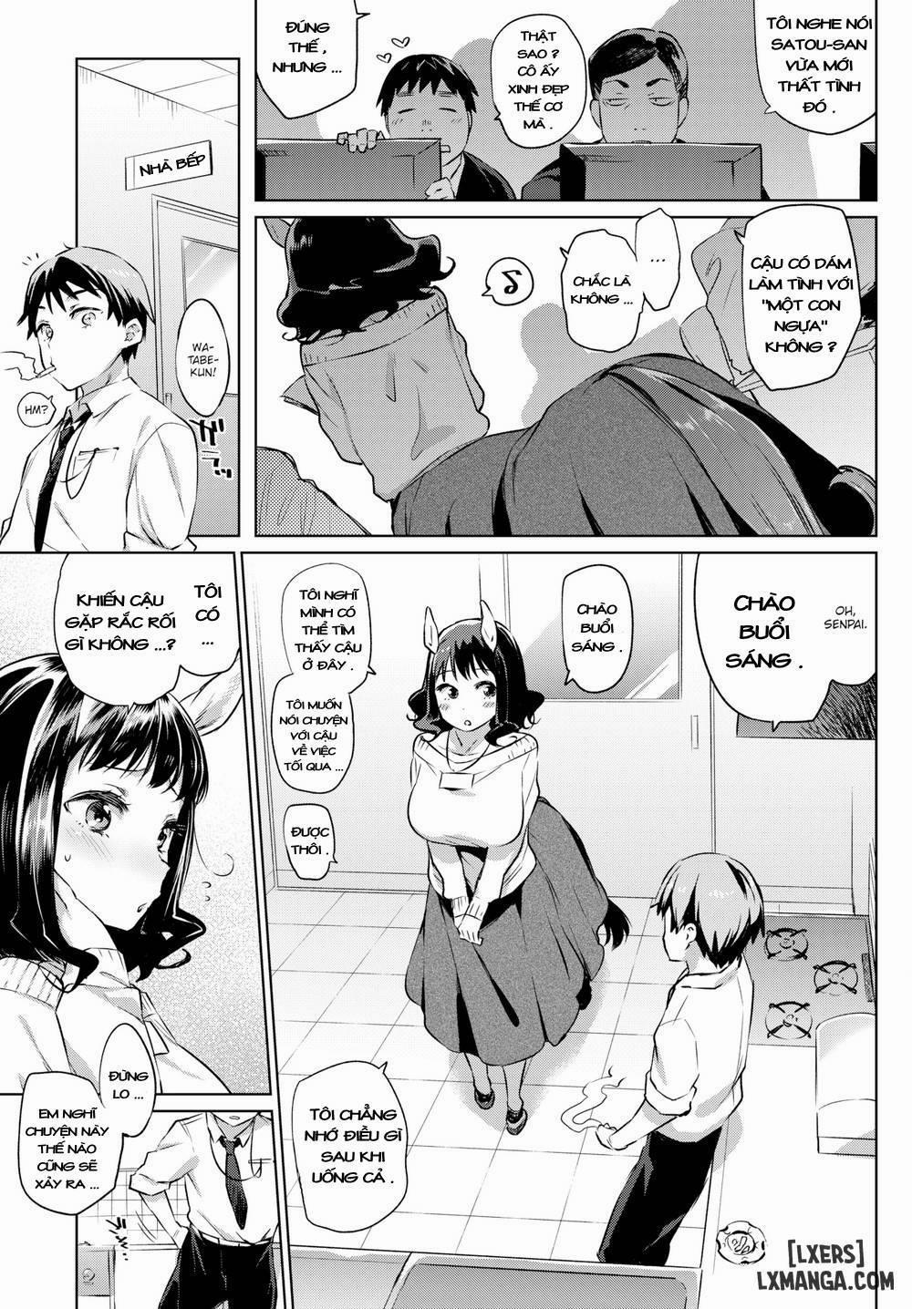 manhwax10.com - Truyện Manhwa The Office Lady Centaur and Her Little Junior Chương Oneshot Trang 3