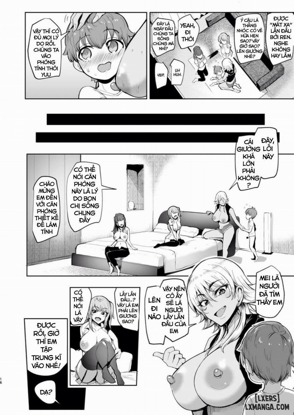 manhwax10.com - Truyện Manhwa The Place I Stayed Over at Belonged to Perverted Gyaru Onee-chans Chương Oneshot Trang 15