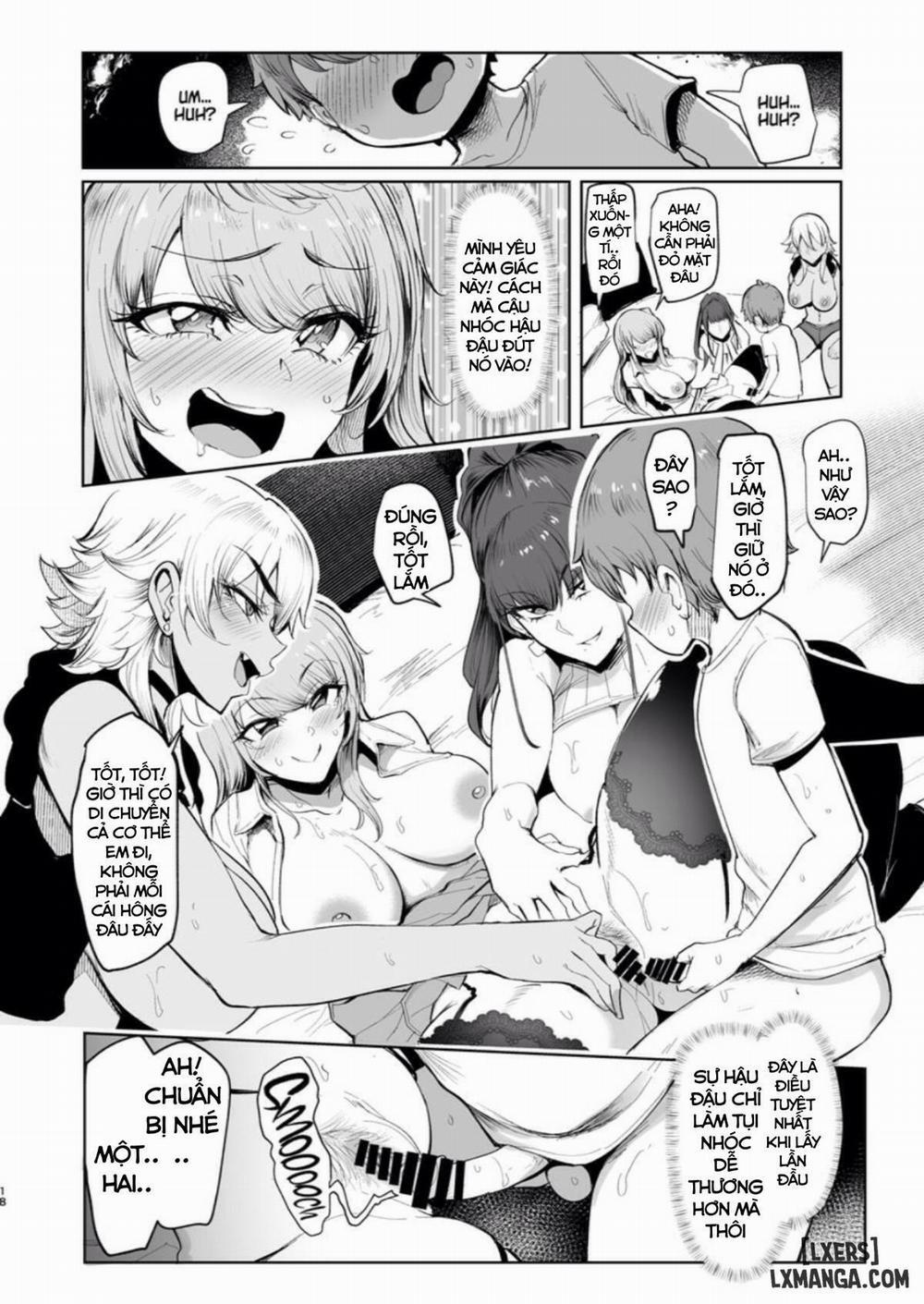 manhwax10.com - Truyện Manhwa The Place I Stayed Over at Belonged to Perverted Gyaru Onee-chans Chương Oneshot Trang 17