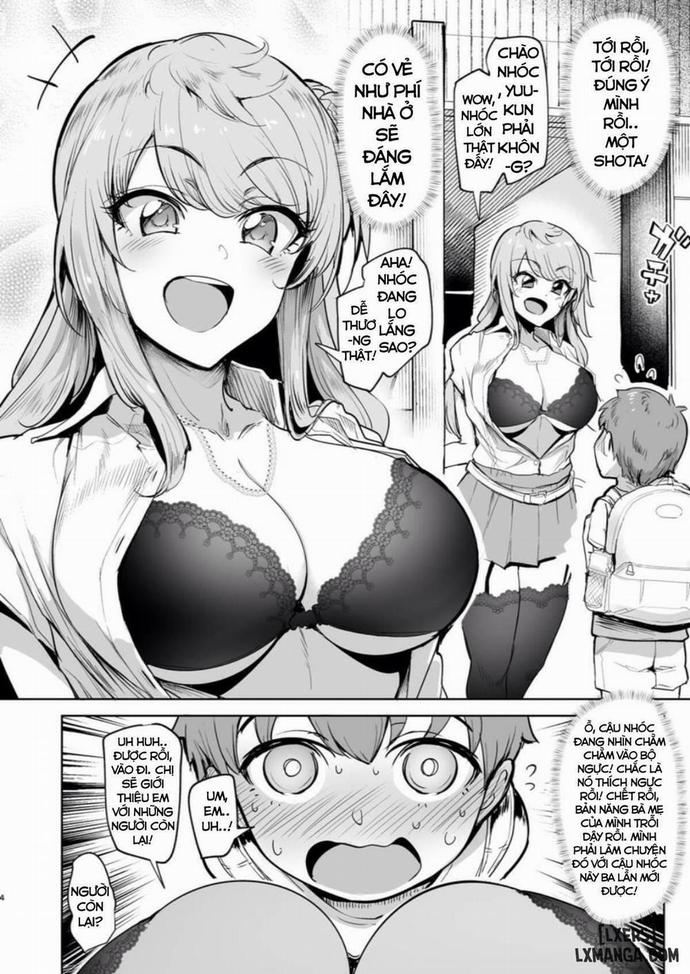 manhwax10.com - Truyện Manhwa The Place I Stayed Over at Belonged to Perverted Gyaru Onee-chans Chương Oneshot Trang 3