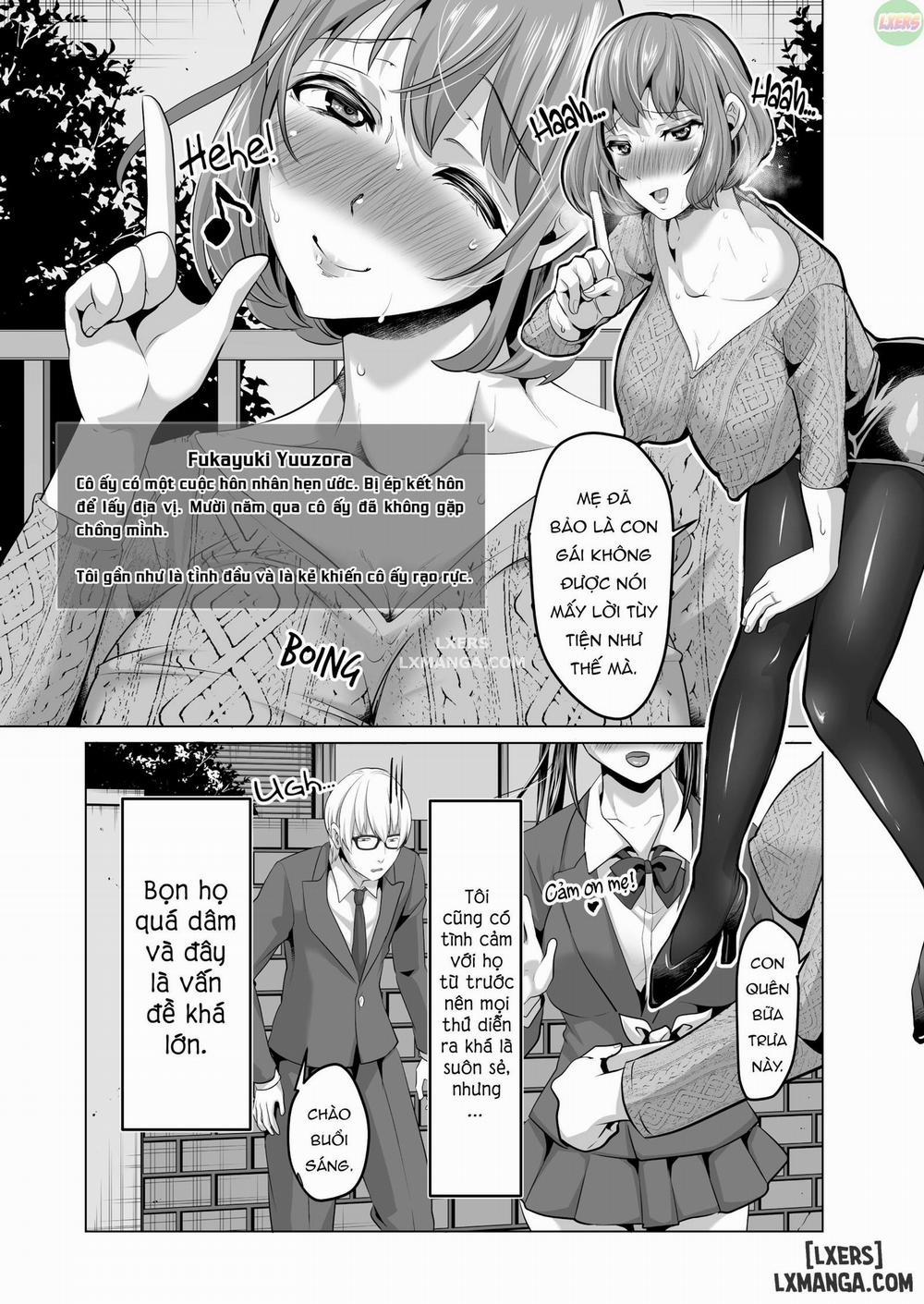 manhwax10.com - Truyện Manhwa The Prim and Proper Slutty Mother and Daughter Who Request Deviant Sex from Me At Every Opportunity Chương Oneshot Trang 4