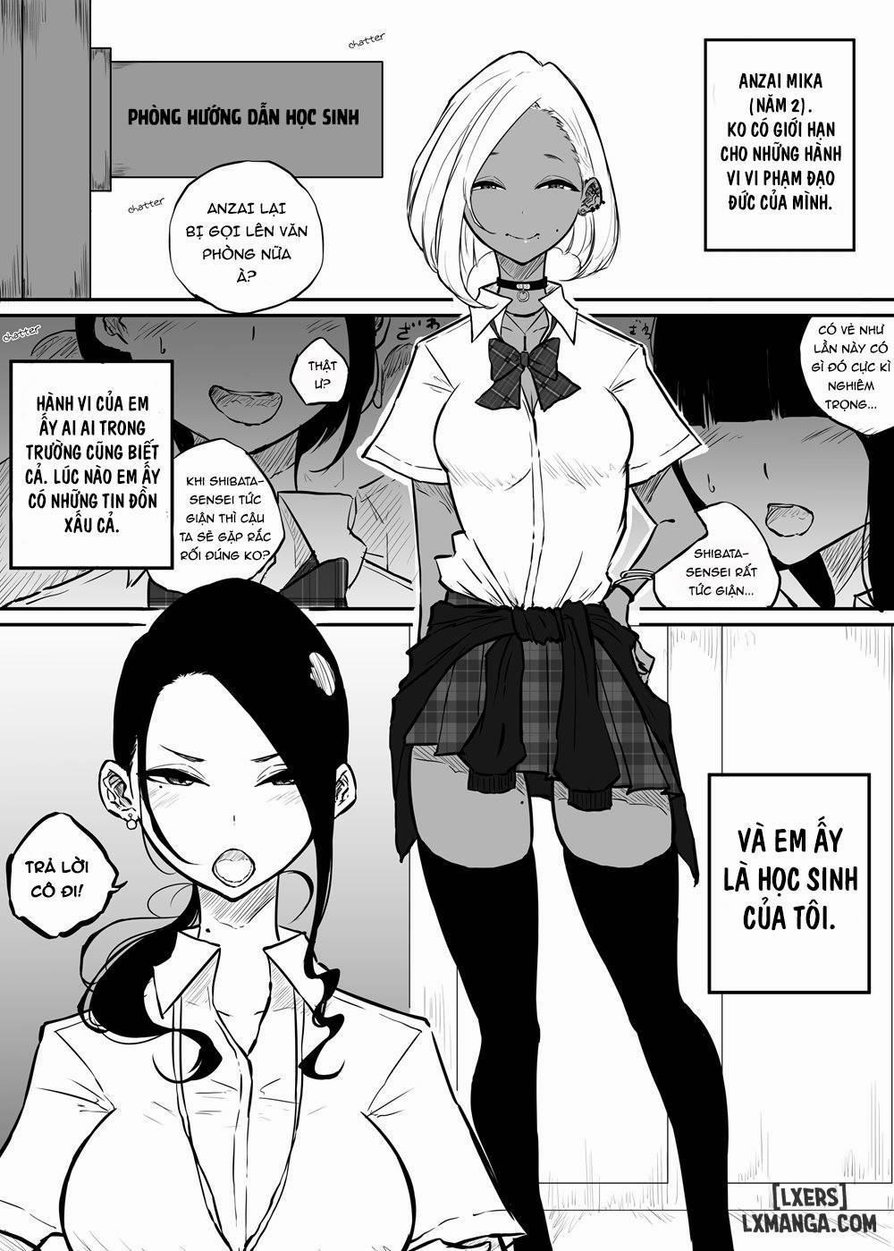 manhwax10.com - Truyện Manhwa The Story of a Strict Teacher Who Got Fucked by Her Gyaru Bitch Student Chương 1 Trang 3