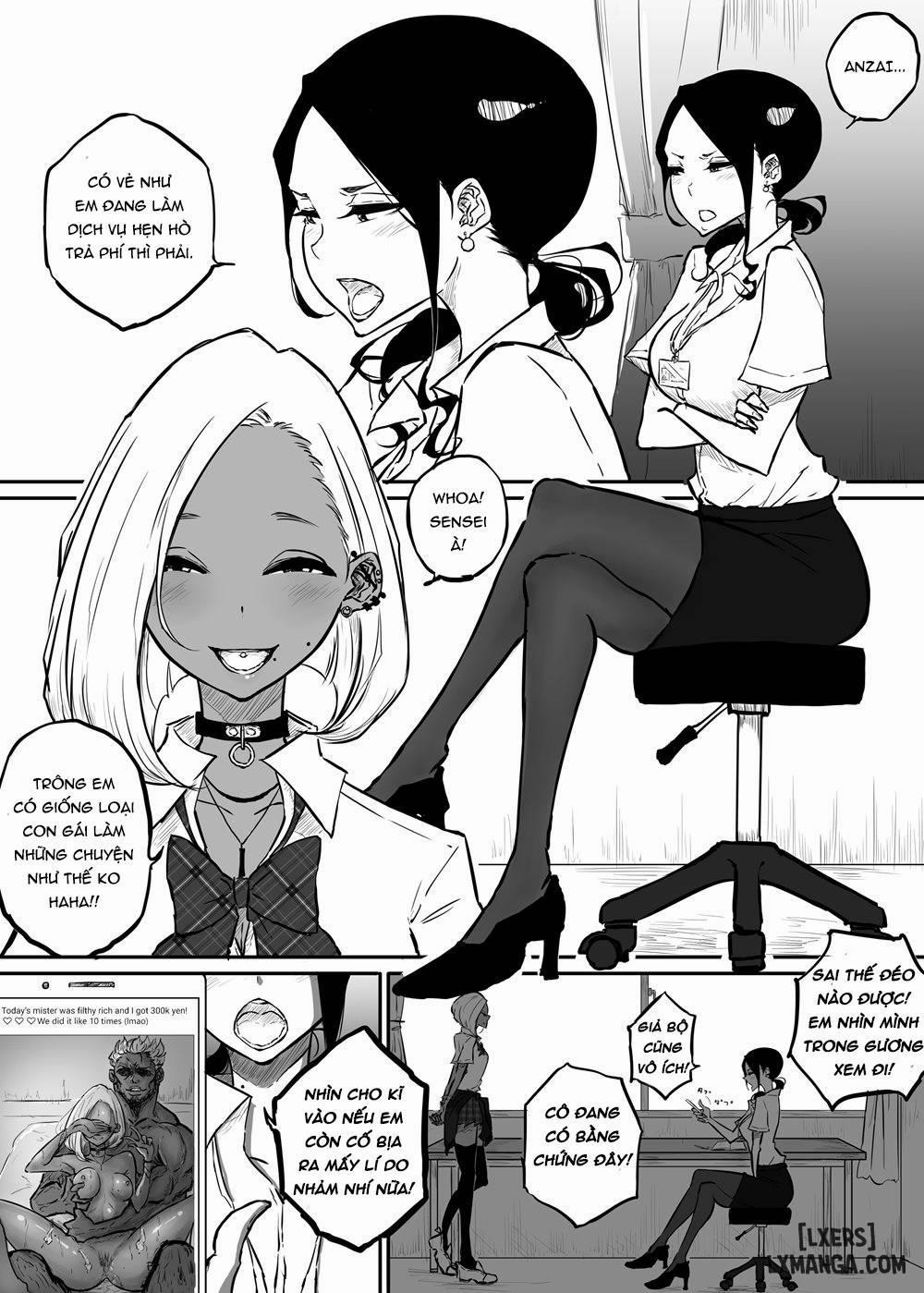 manhwax10.com - Truyện Manhwa The Story of a Strict Teacher Who Got Fucked by Her Gyaru Bitch Student Chương 1 Trang 4