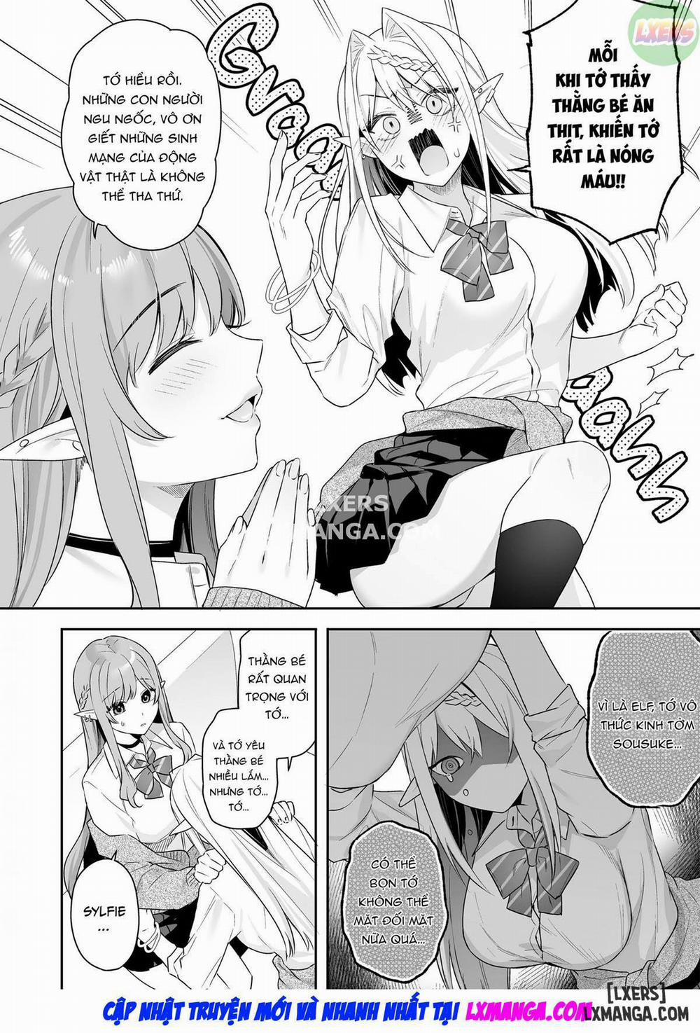 manhwax10.com - Truyện Manhwa The Vegan Gyaru Elf Craves Meat Chương Oneshot Trang 12