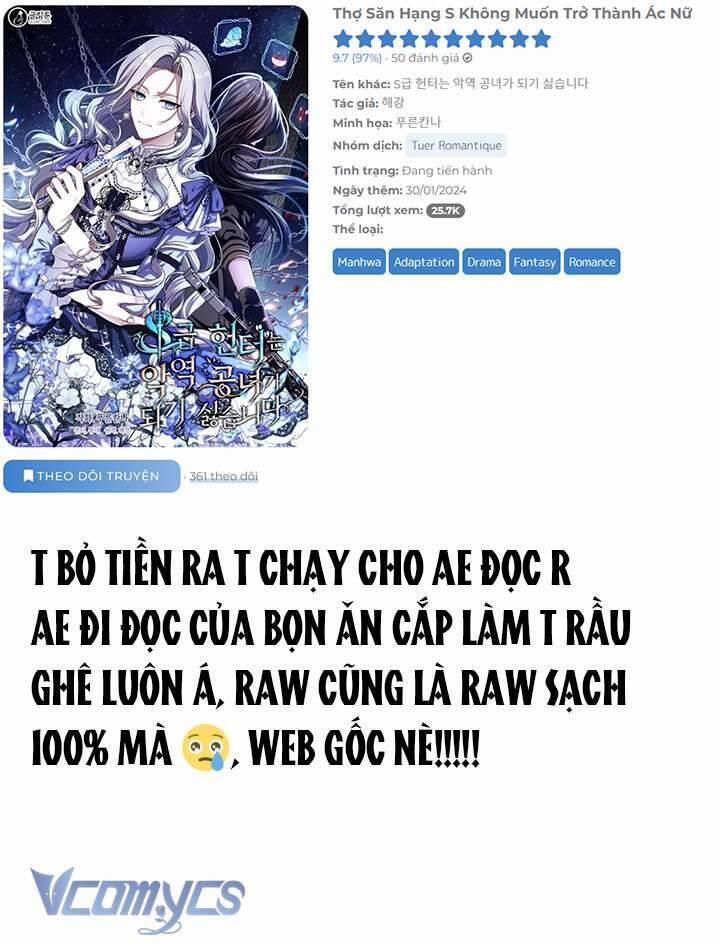 manhwax10.com - Truyện Manhwa Thợ Săn Hạng S Không Muốn Trở Thành Ác Nữ Chương 24 Trang 41