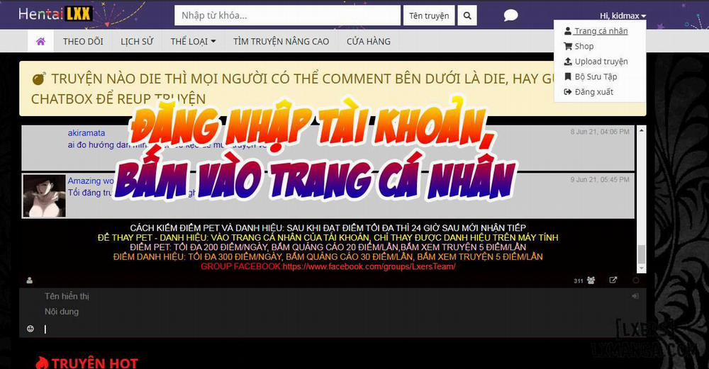 manhwax10.com - Truyện Manhwa THÔNG BÁO - HƯỚNG DẪN Chương H NG D N Trang 2