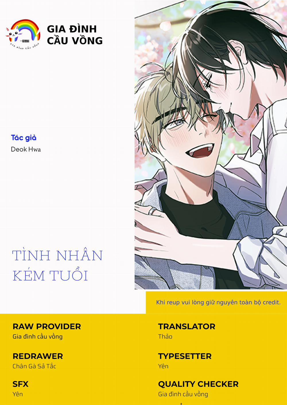 manhwax10.com - Truyện Manhwa TÌNH NHÂN KÉM TUỔI Chương 14 Trang 1