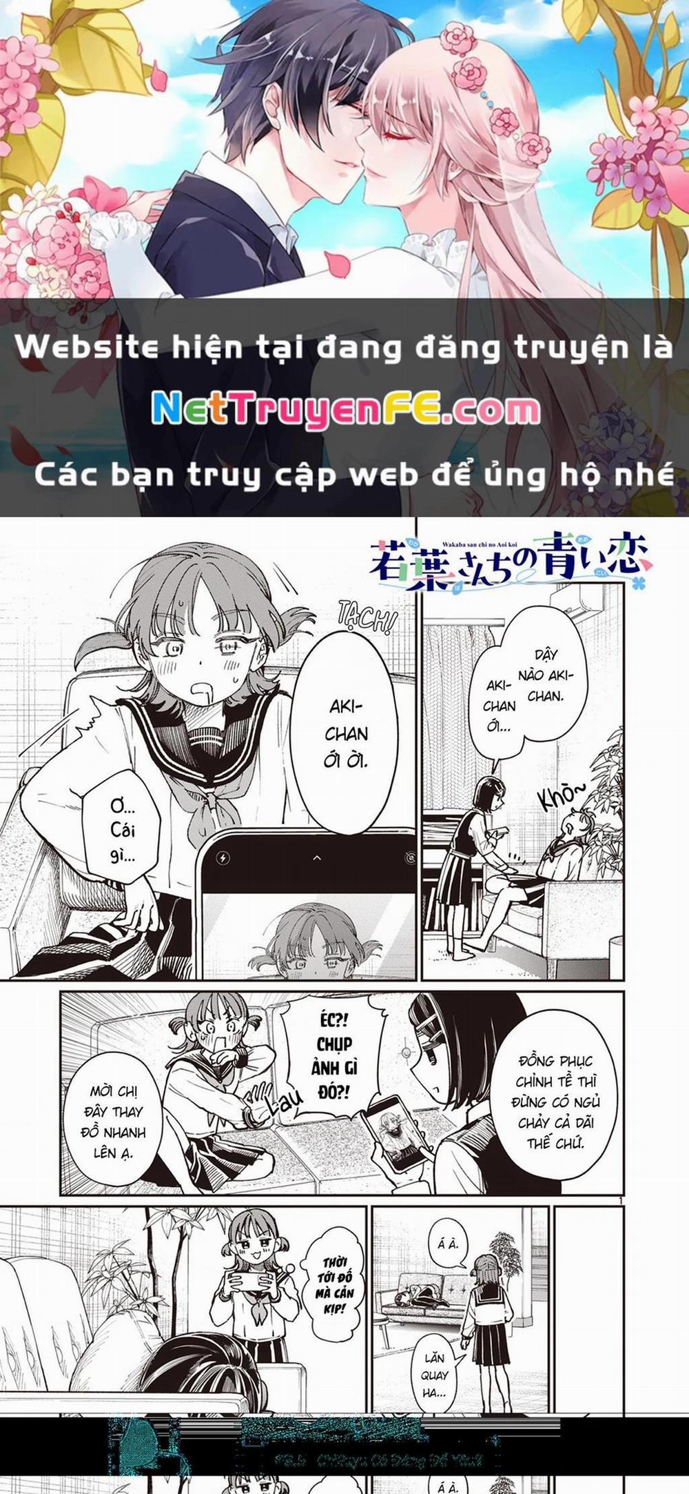 manhwax10.com - Truyện Manhwa Tình Yêu Màu Lam Nhà Wakaba Chương 3 5 Trang 1