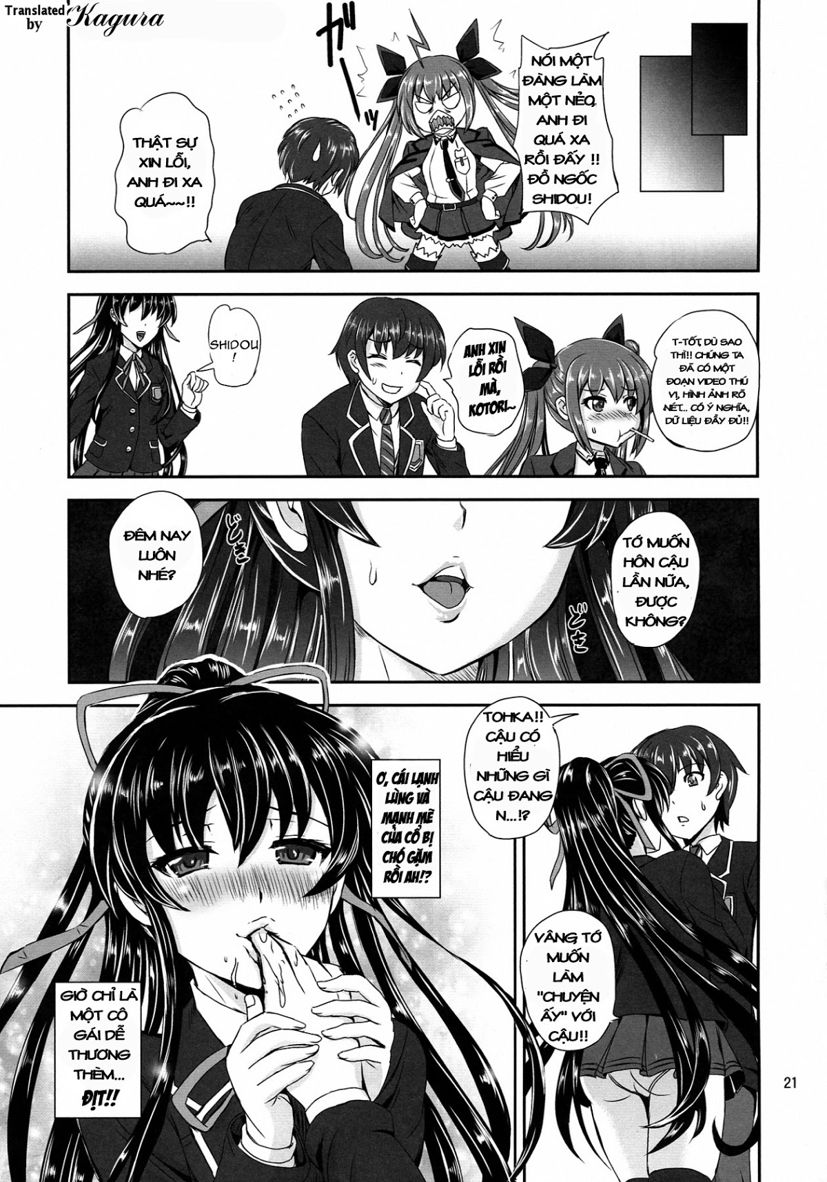 manhwax10.com - Truyện Manhwa Tohka BEDEND (Date A Live) Chương Oneshot Trang 21