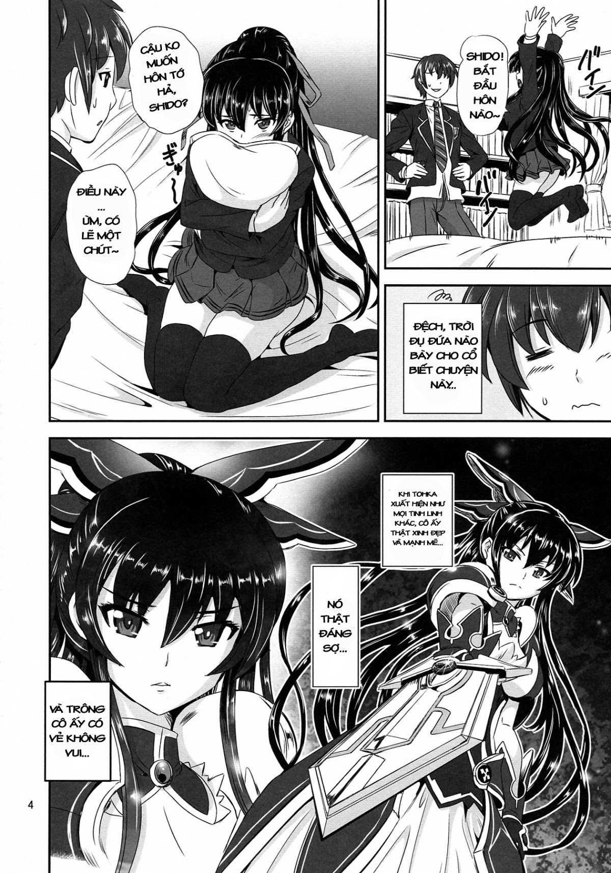 manhwax10.com - Truyện Manhwa Tohka BEDEND (Date A Live) Chương Oneshot Trang 4