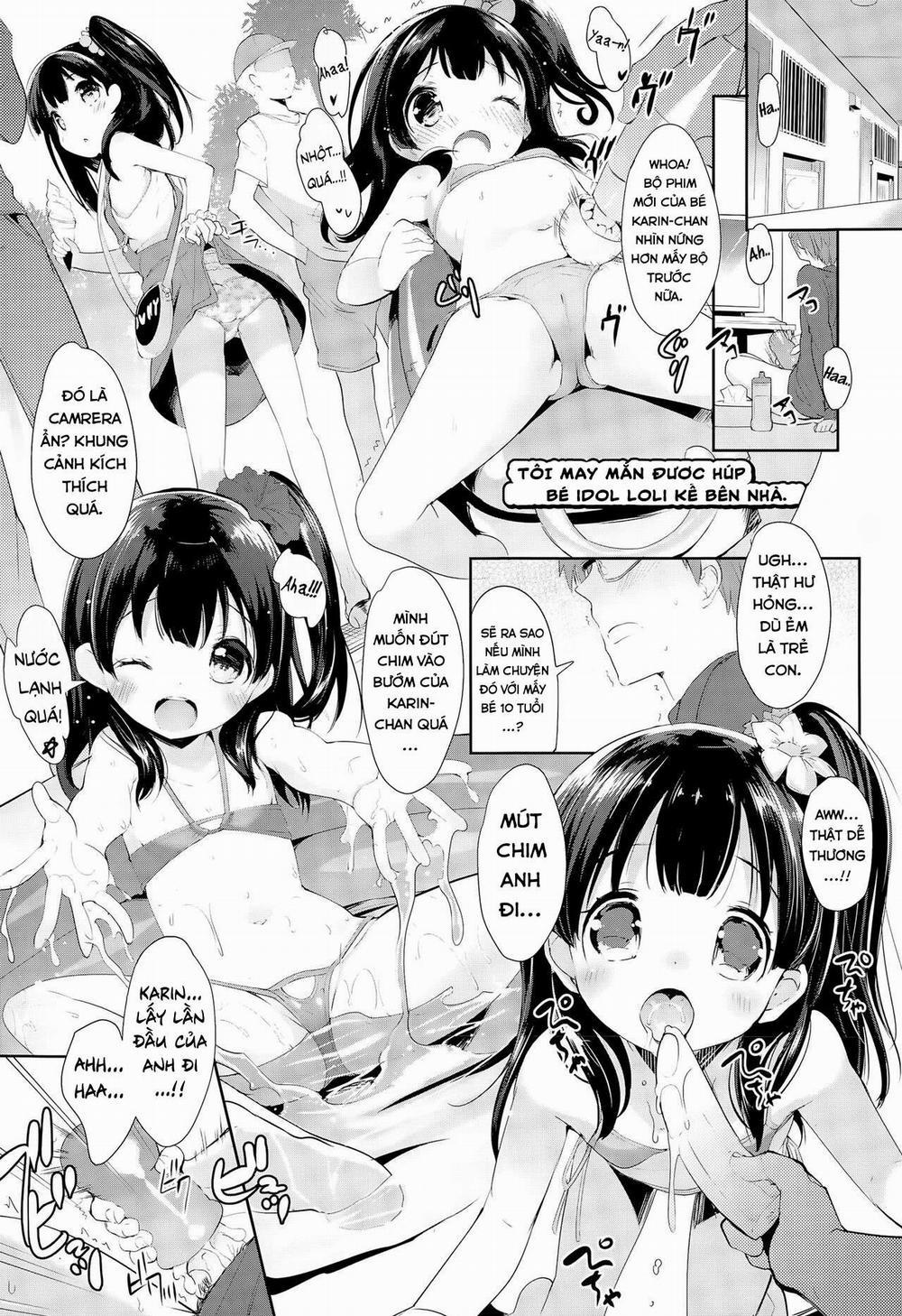 manhwax10.com - Truyện Manhwa Tôi may mắn được húp bé loli idol nhà kế bên. Chương Oneshot Trang 1