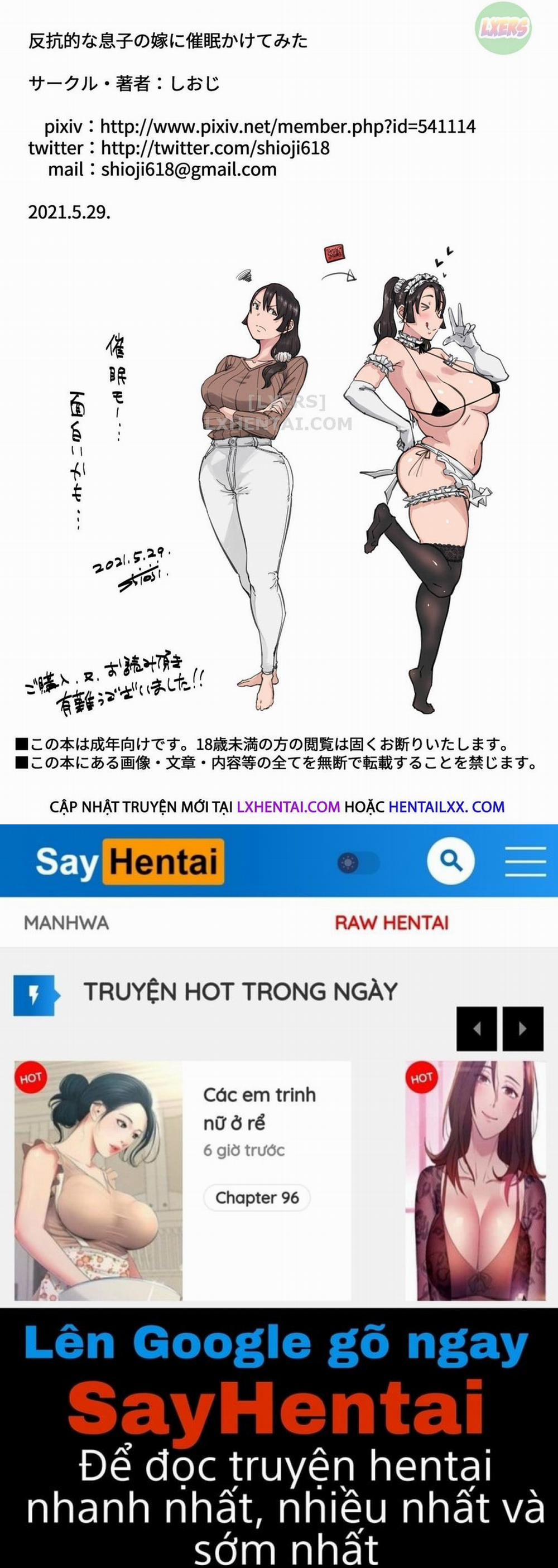 manhwax10.com - Truyện Manhwa Tôi thử thôi miên đứa con dâu ghét mình Chương Oneshot Trang 51