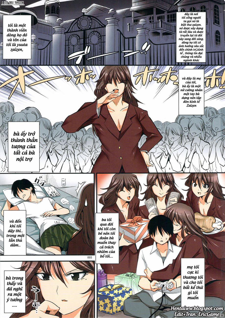 manhwax10.com - Truyện Manhwa Tomodachi no Okaa-san to no Seikyouiku Nikki Chương Oneshot Full Color Trang 2