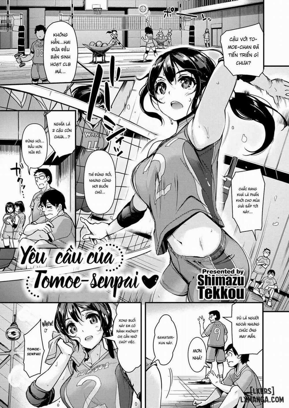 manhwax10.com - Truyện Manhwa Tomoe-senpai's Request ❤ Chương Oneshot Trang 1