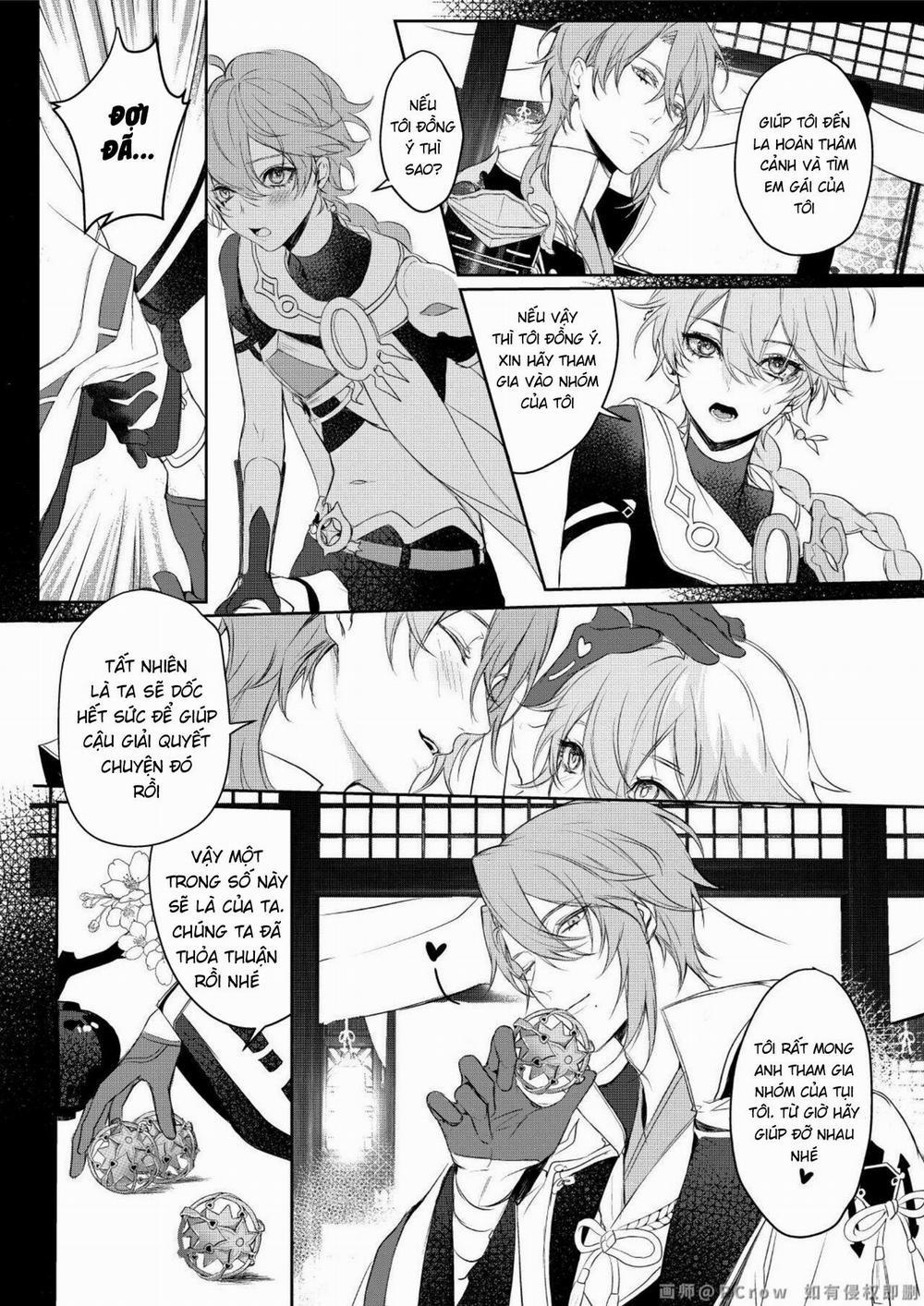 manhwax10.com - Truyện Manhwa Tổng hợp OS, Doujinshi 3P Chương 3 Genshin Impact Trang 9