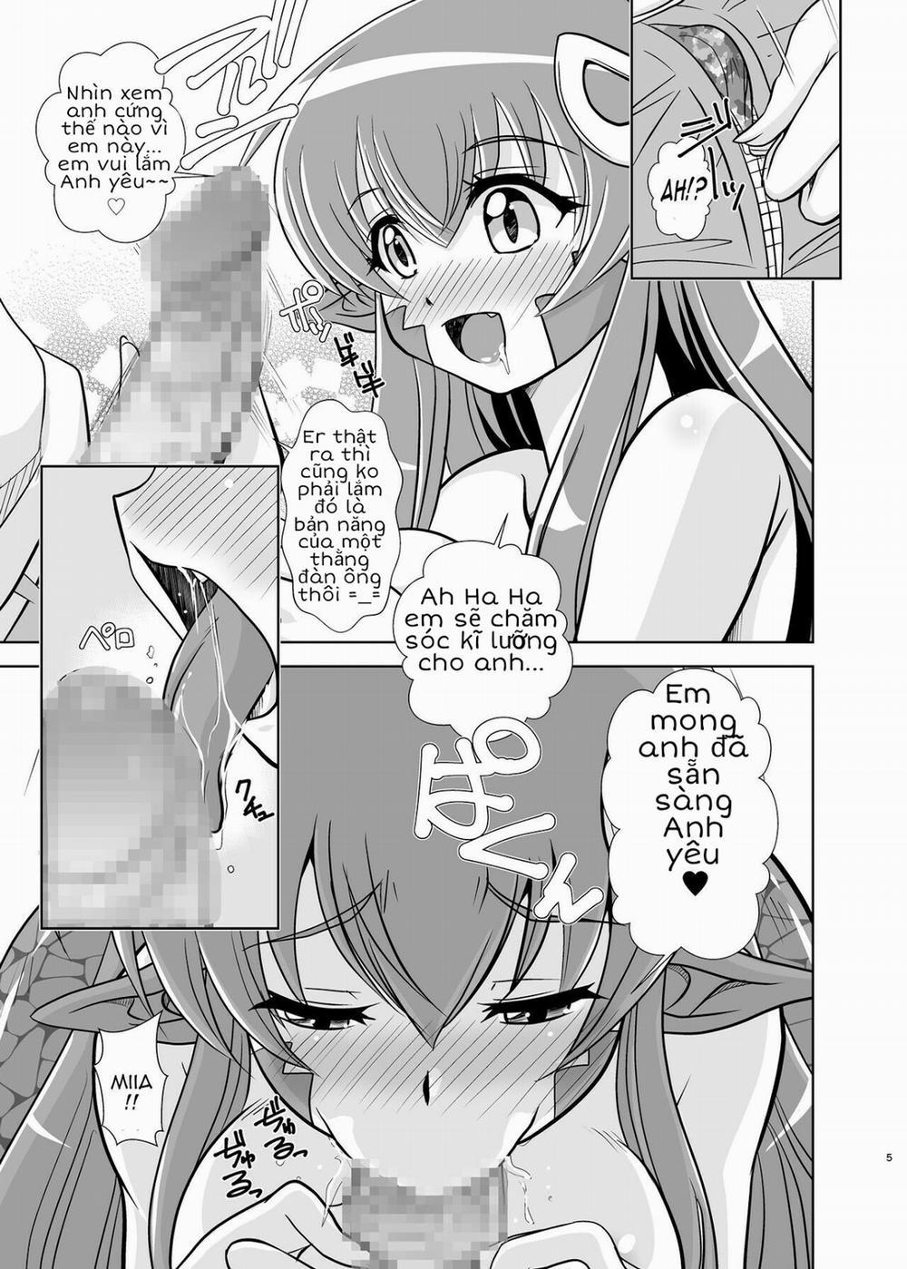 manhwax10.com - Truyện Manhwa Trái cấm (Monster Musume no Iru Nichijou) Chương Oneshot Trang 6