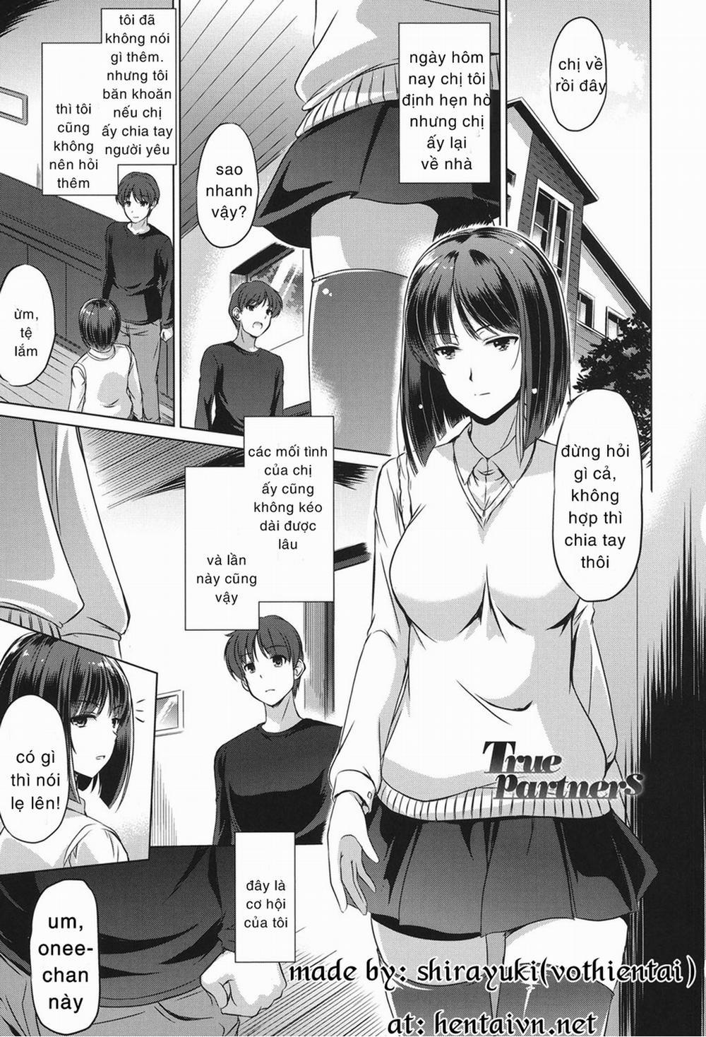 manhwax10.com - Truyện Manhwa True Partners (Anata o Yogarasete Ageru) Chương Oneshot Trang 2