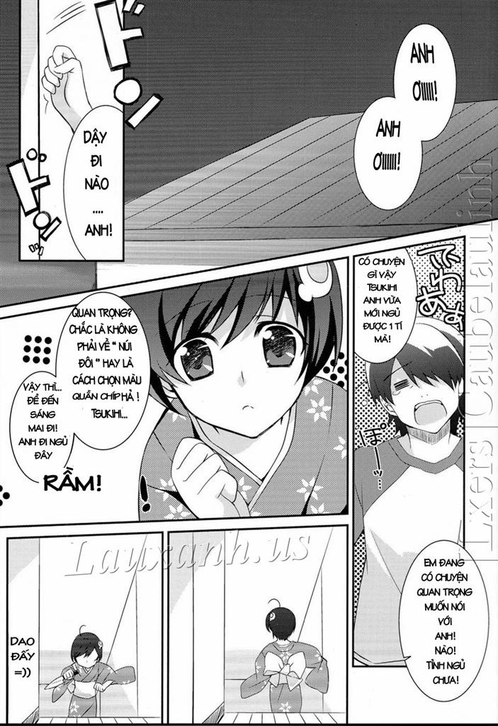 manhwax10.com - Truyện Manhwa Tsukihi Karen and I Fight Too Much (Bakemonogatari) Chương Oneshot Trang 2