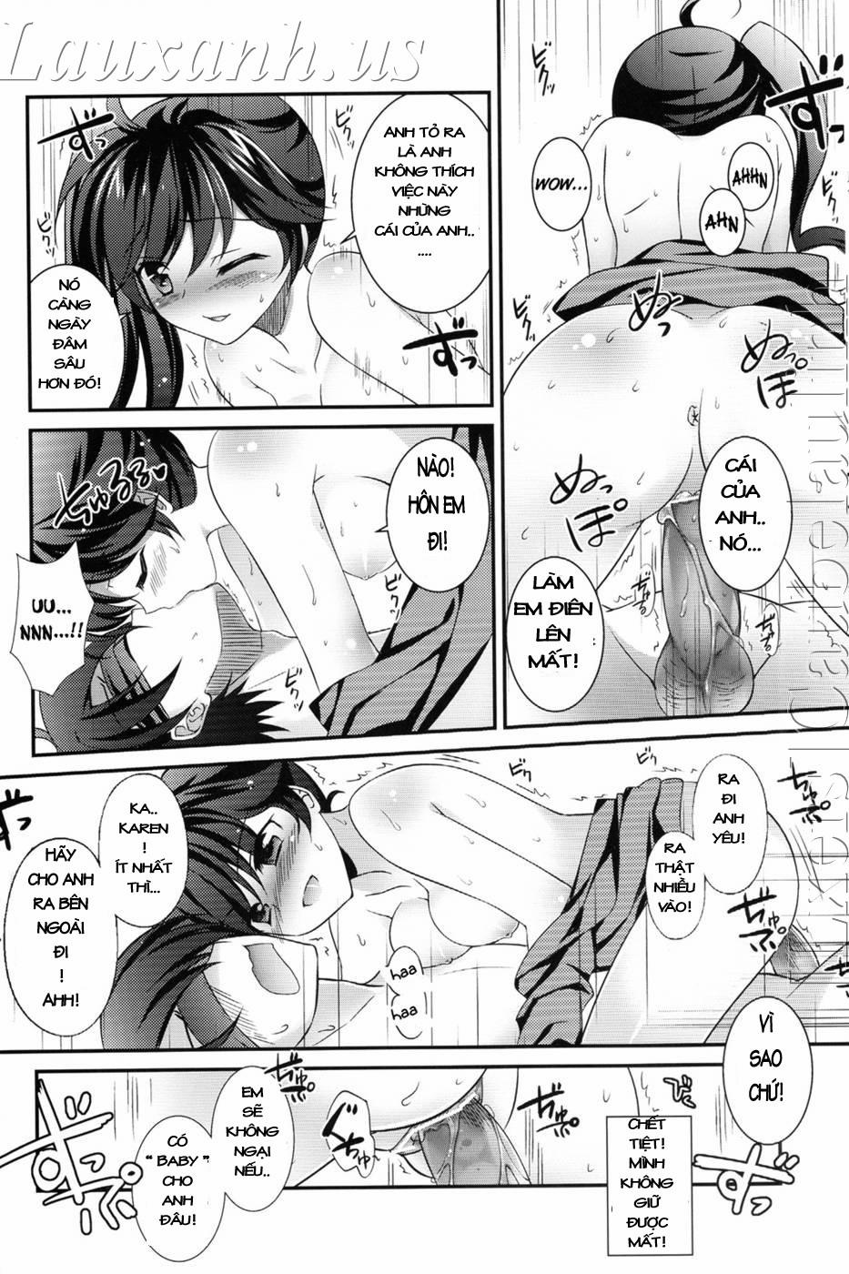 manhwax10.com - Truyện Manhwa Tsukihi Karen and I Fight Too Much (Bakemonogatari) Chương Oneshot Trang 13