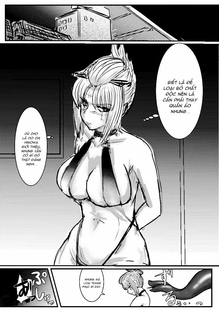 manhwax10.com - Truyện Manhwa Tsukuyo to Ayame ga Tako-gata Tennin ni Naburareru! (Gintama) Chương 1 Trang 5